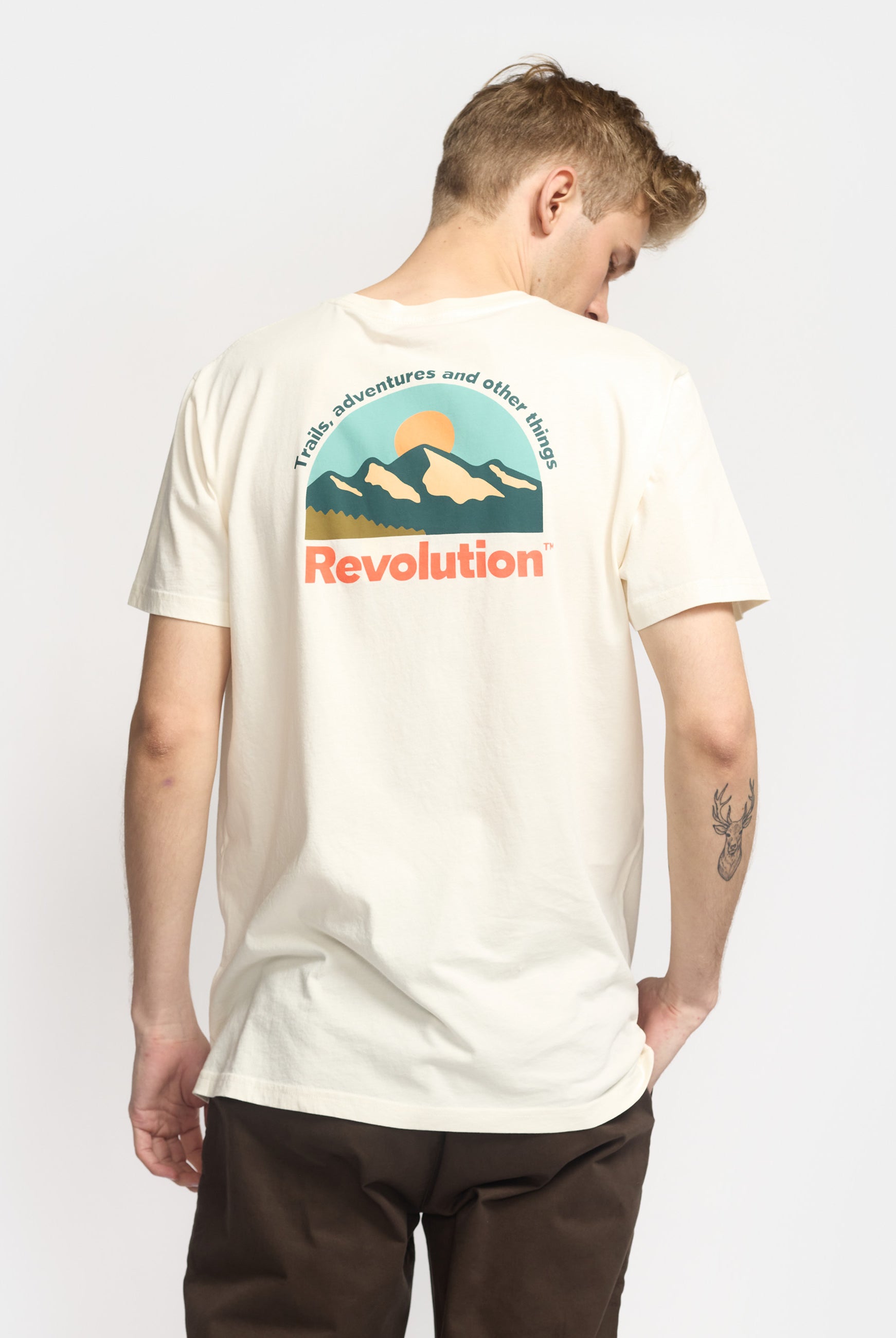 Revolution Printed T-shirt T-Shirts Offwhite
