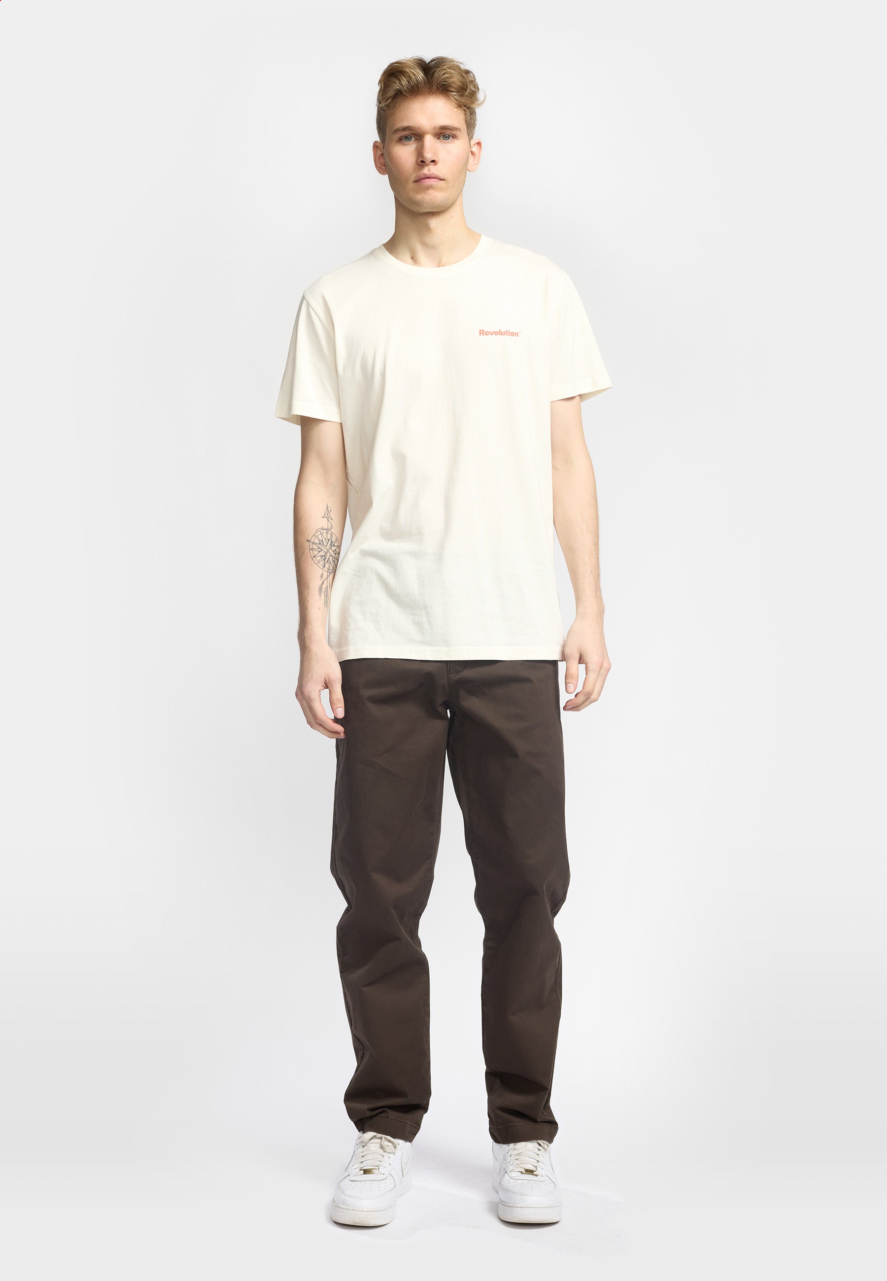 Revolution Printed T-shirt T-Shirts Offwhite