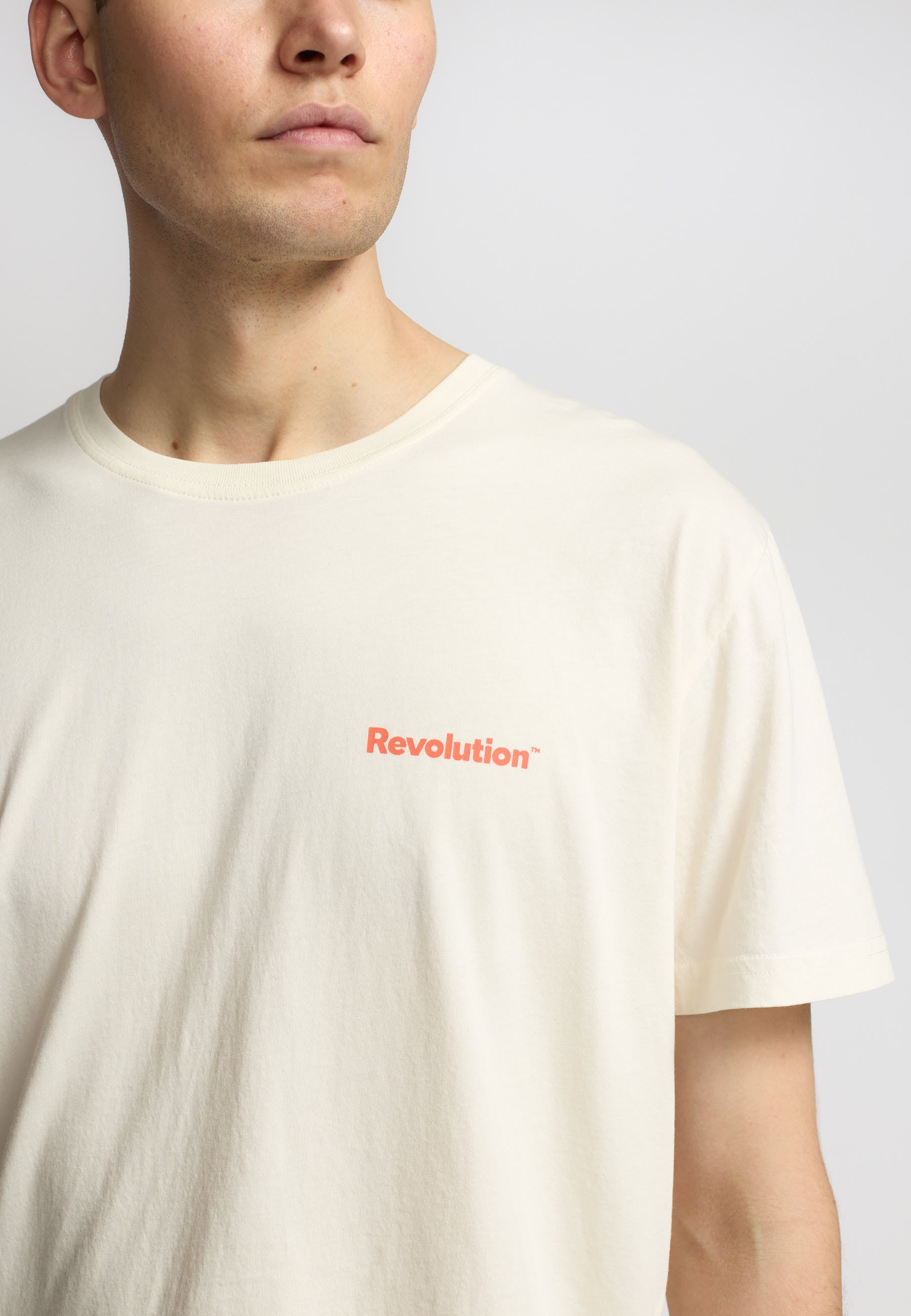Revolution Printed T-shirt T-Shirts Offwhite