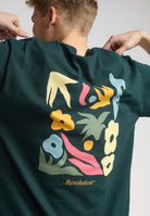 Revolution Printed T-shirt T-Shirts Darkgreen