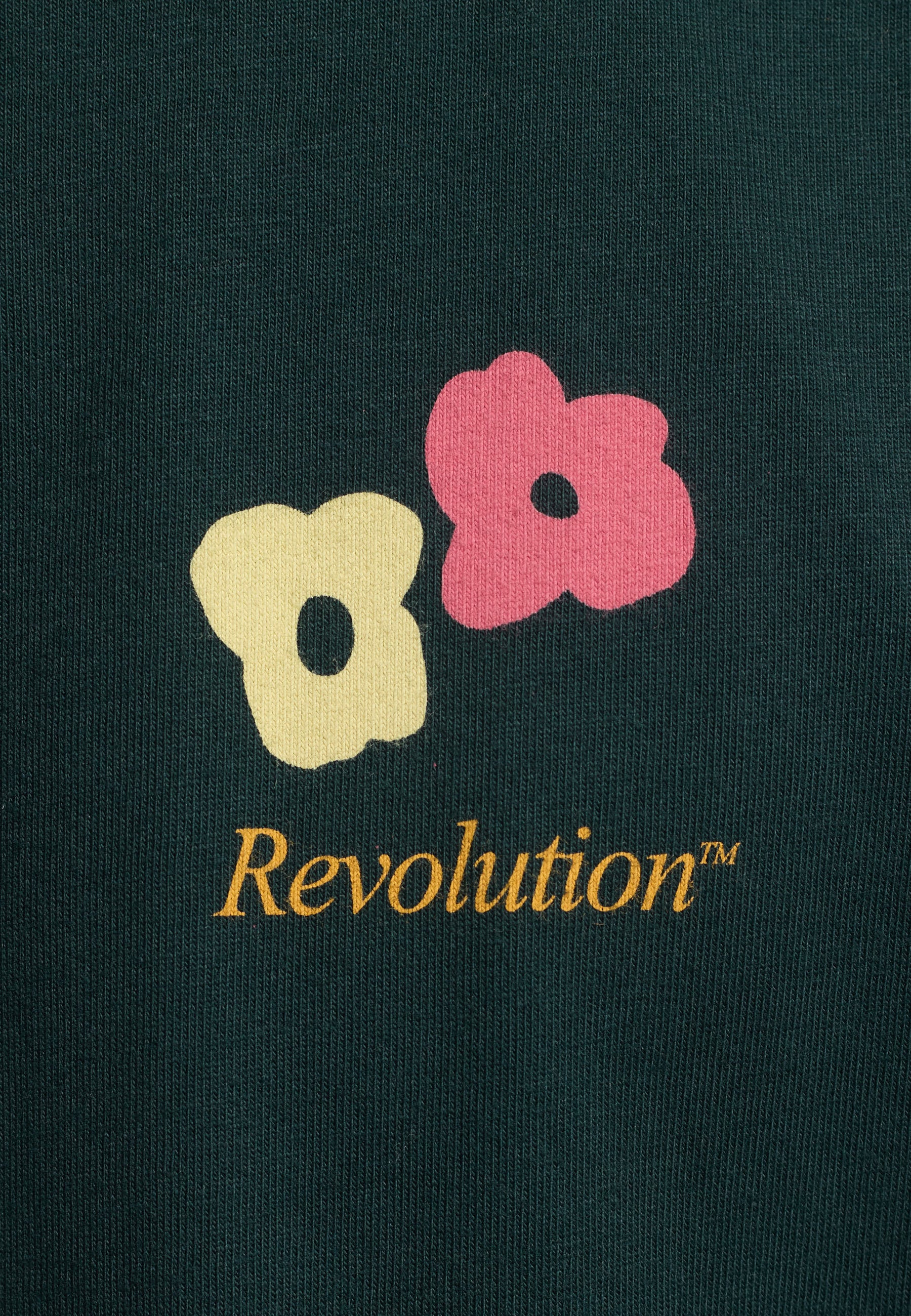 Revolution Printed T-shirt T-Shirts Darkgreen
