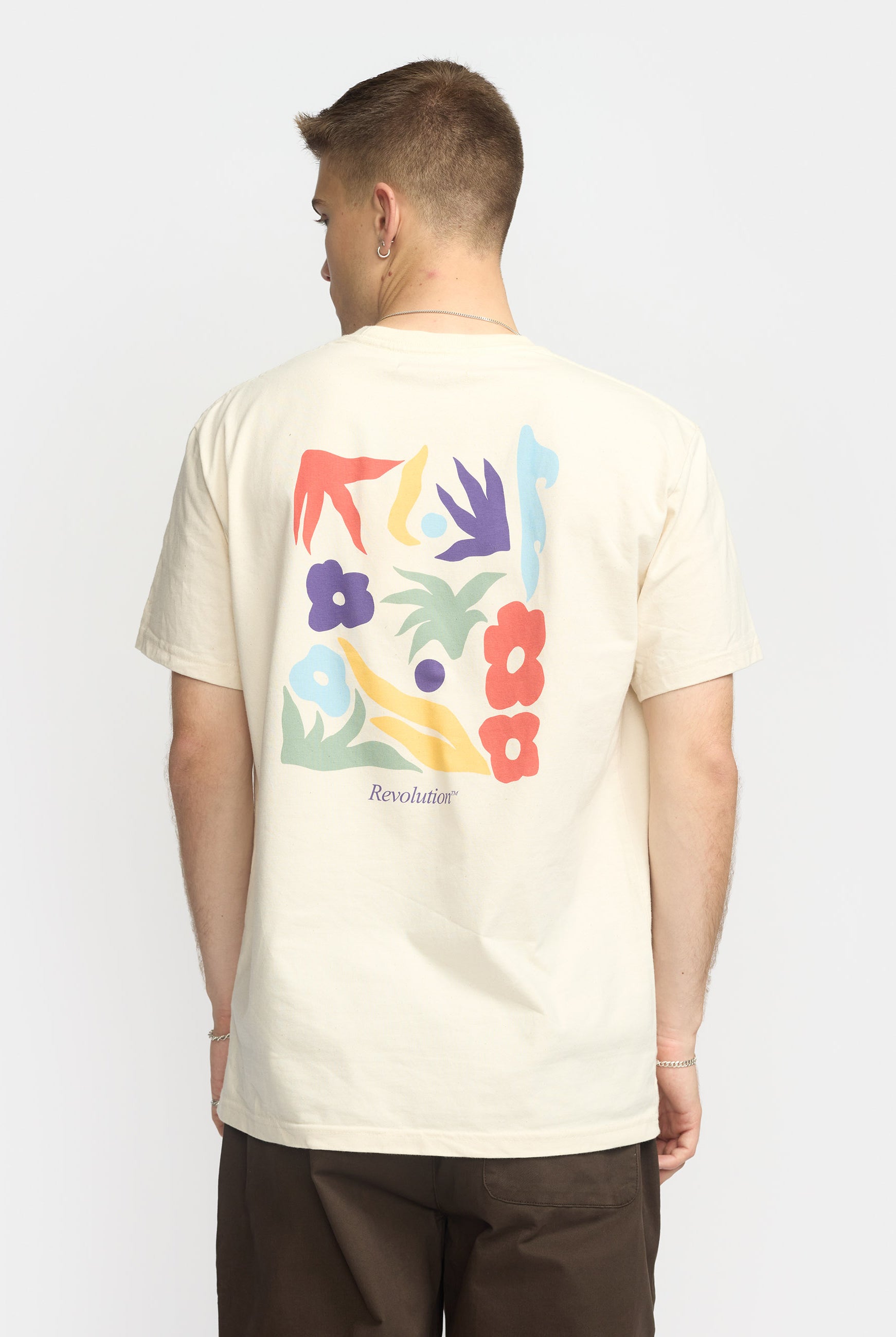Revolution Printed T-shirt T-Shirts Offwhite