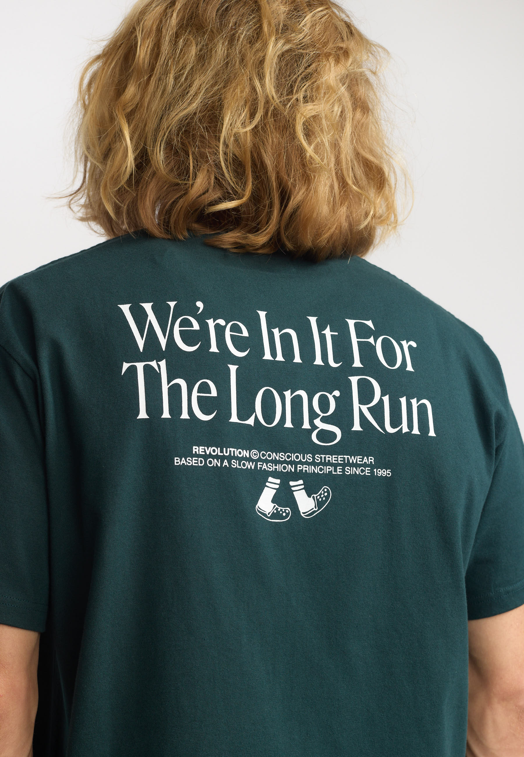 Revolution Printed T-shirt T-Shirts Darkgreen