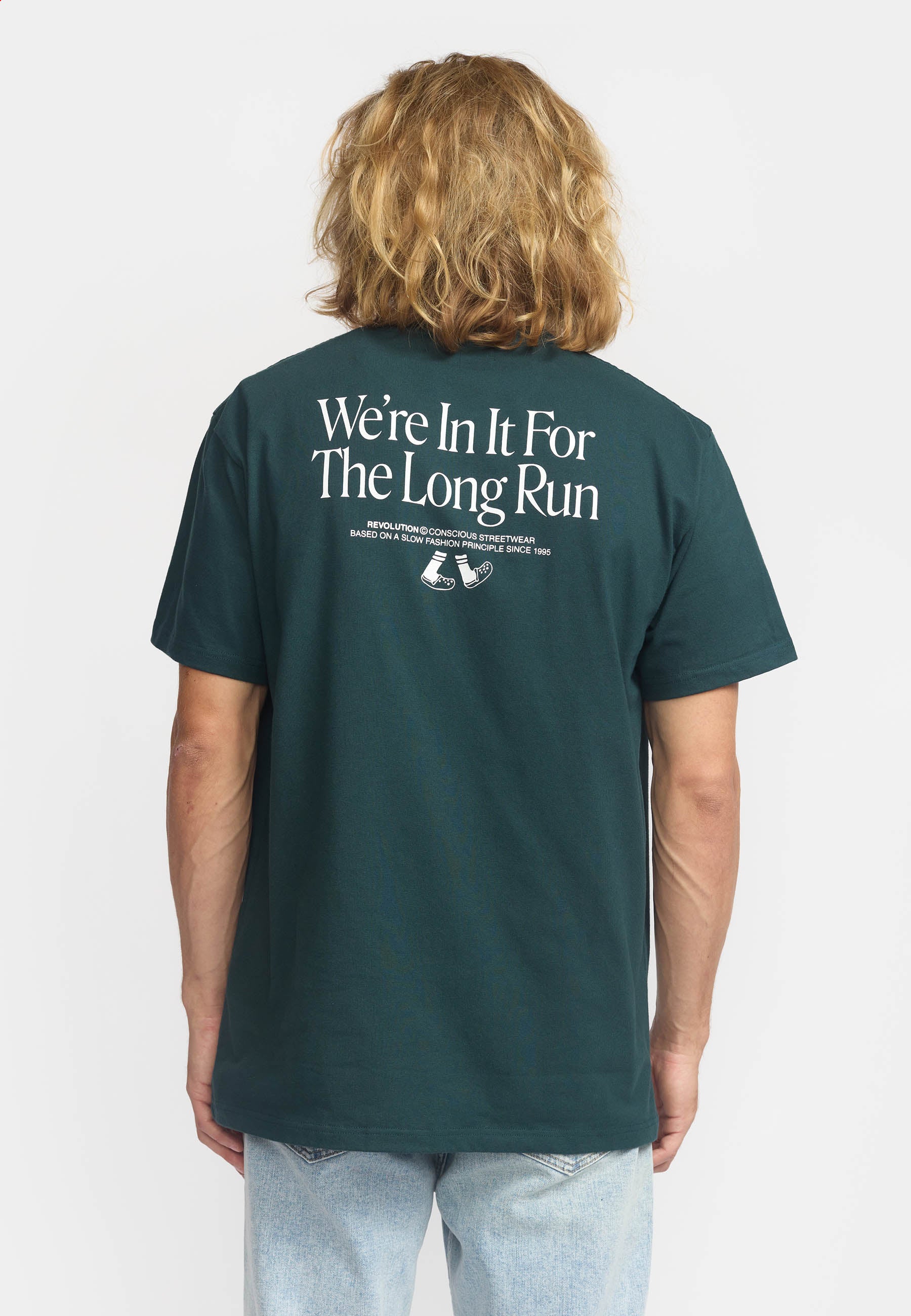 Revolution Printed T-shirt T-Shirts Darkgreen