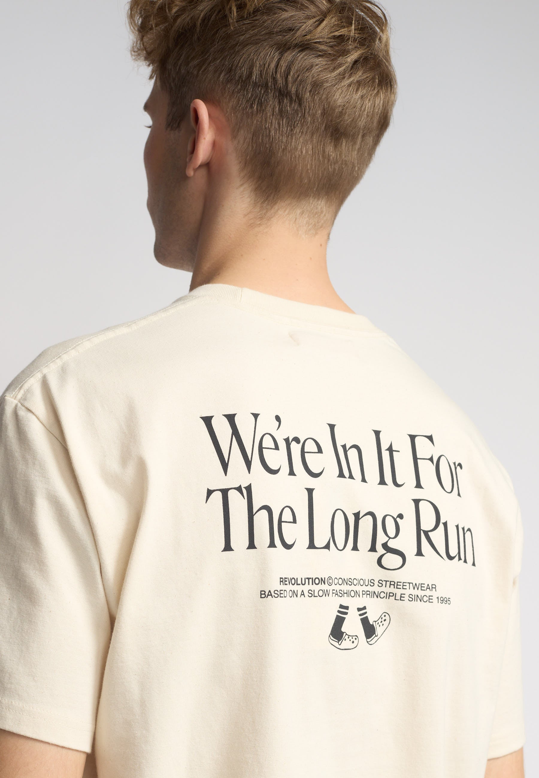 Revolution Printed T-shirt T-Shirts Offwhite