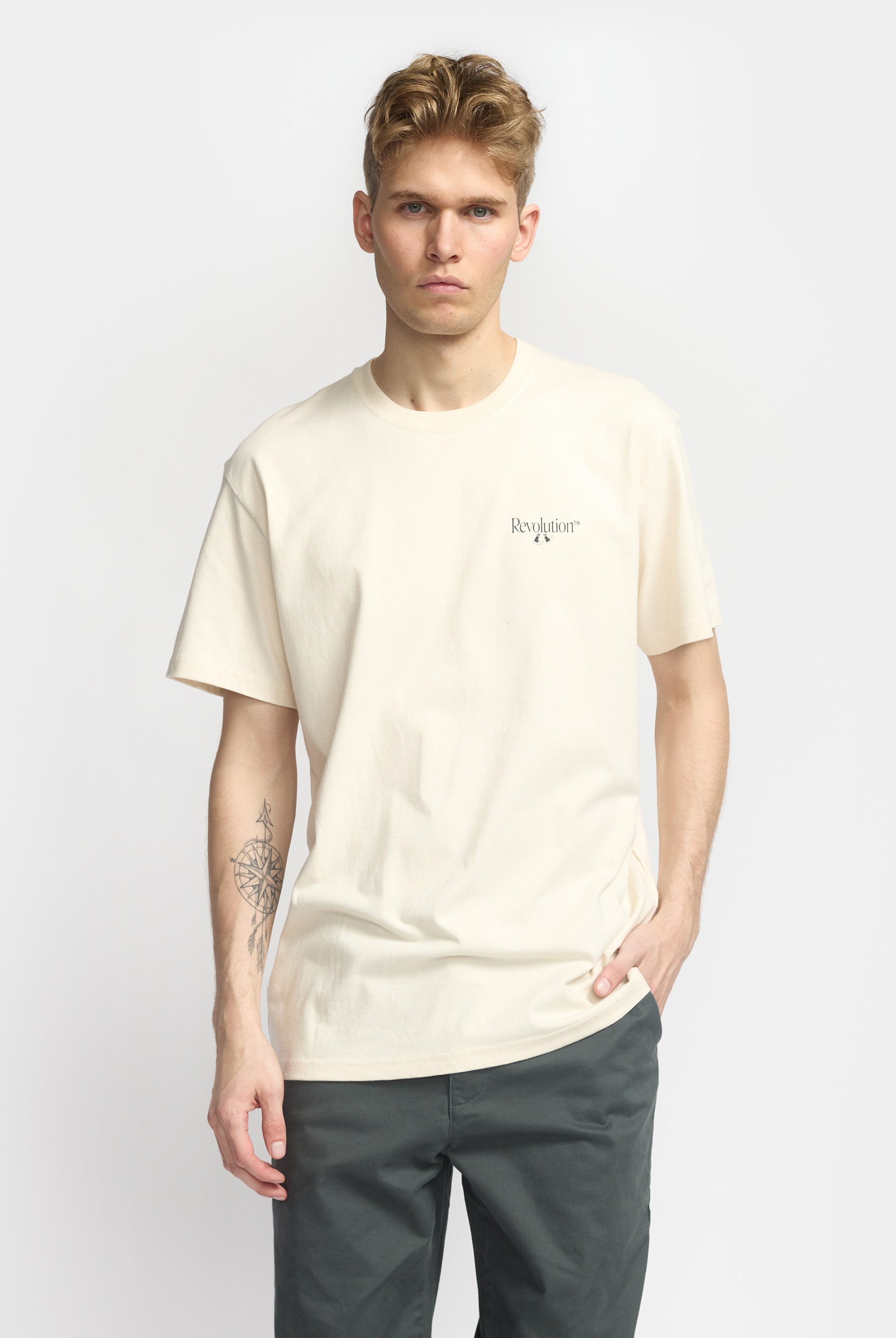 Revolution Printed T-shirt T-Shirts Offwhite