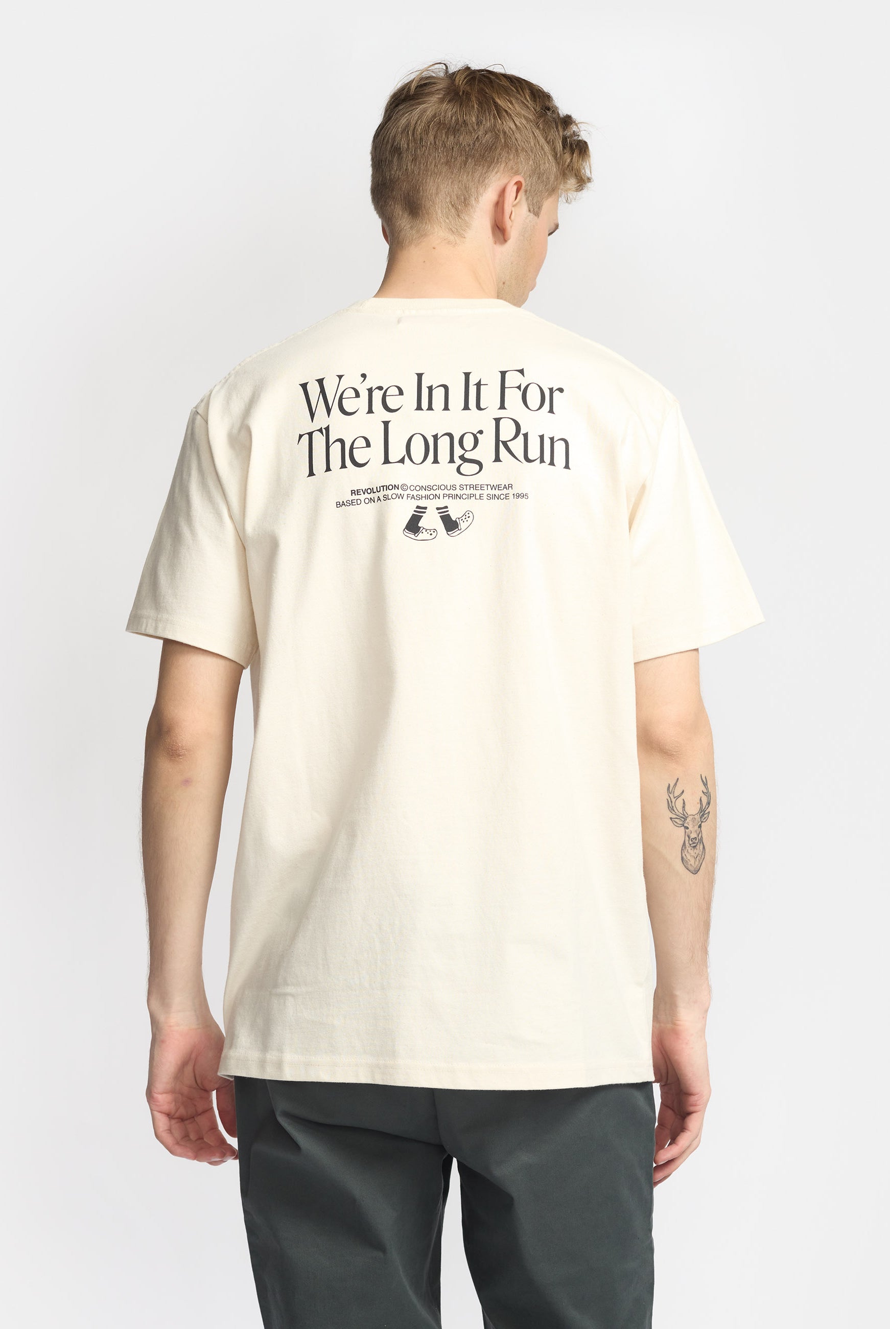 Revolution Printed T-shirt T-Shirts Offwhite