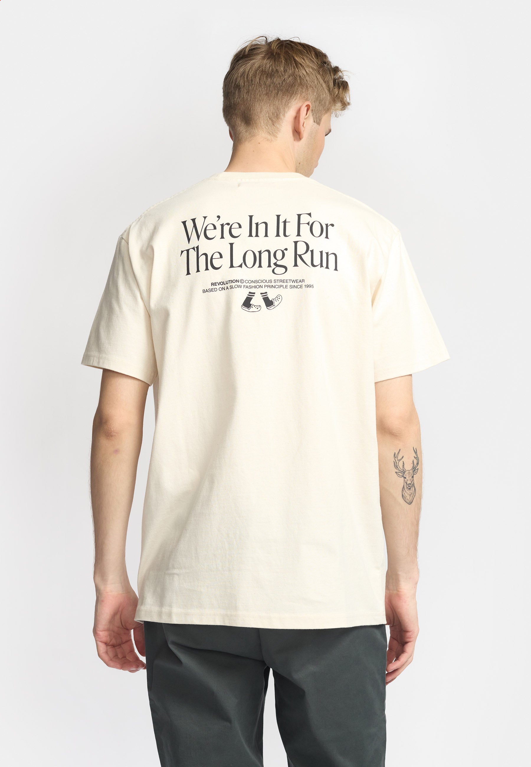 Revolution Printed T-shirt T-Shirts Offwhite
