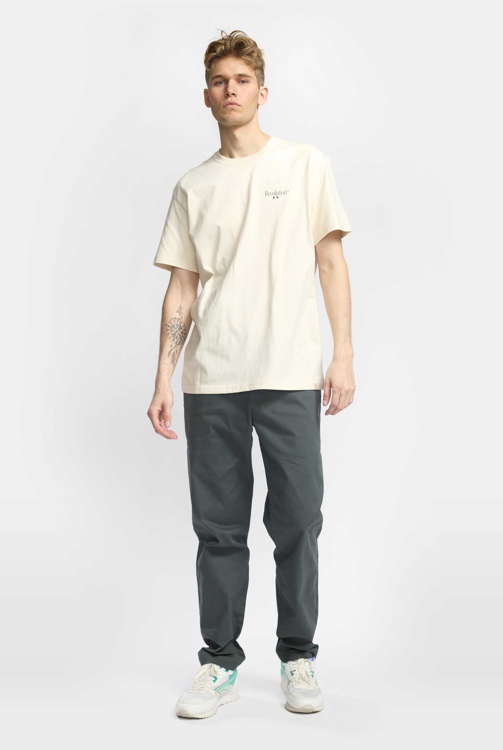 Revolution Printed T-shirt T-Shirts Offwhite