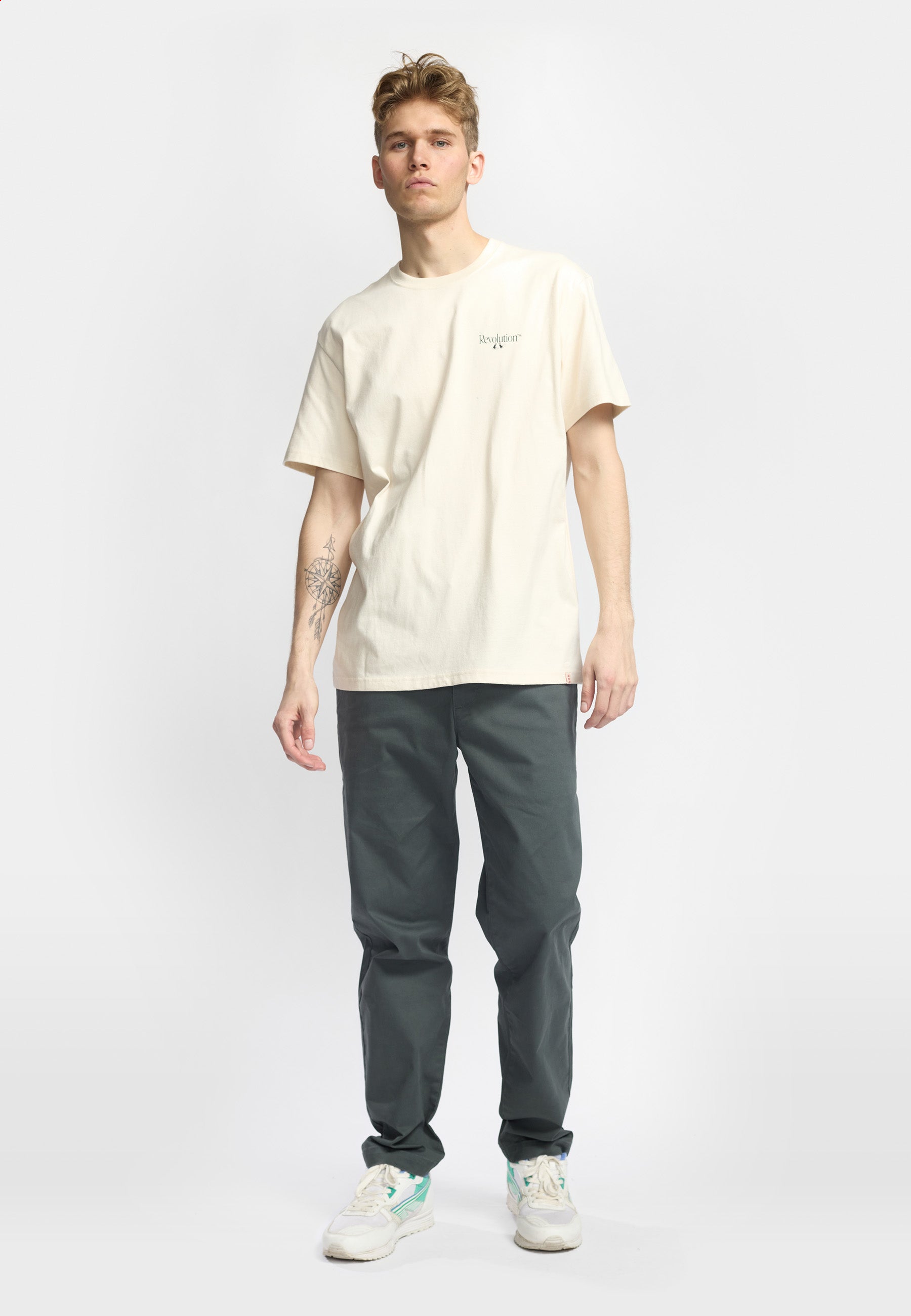 Revolution Printed T-shirt T-Shirts Offwhite