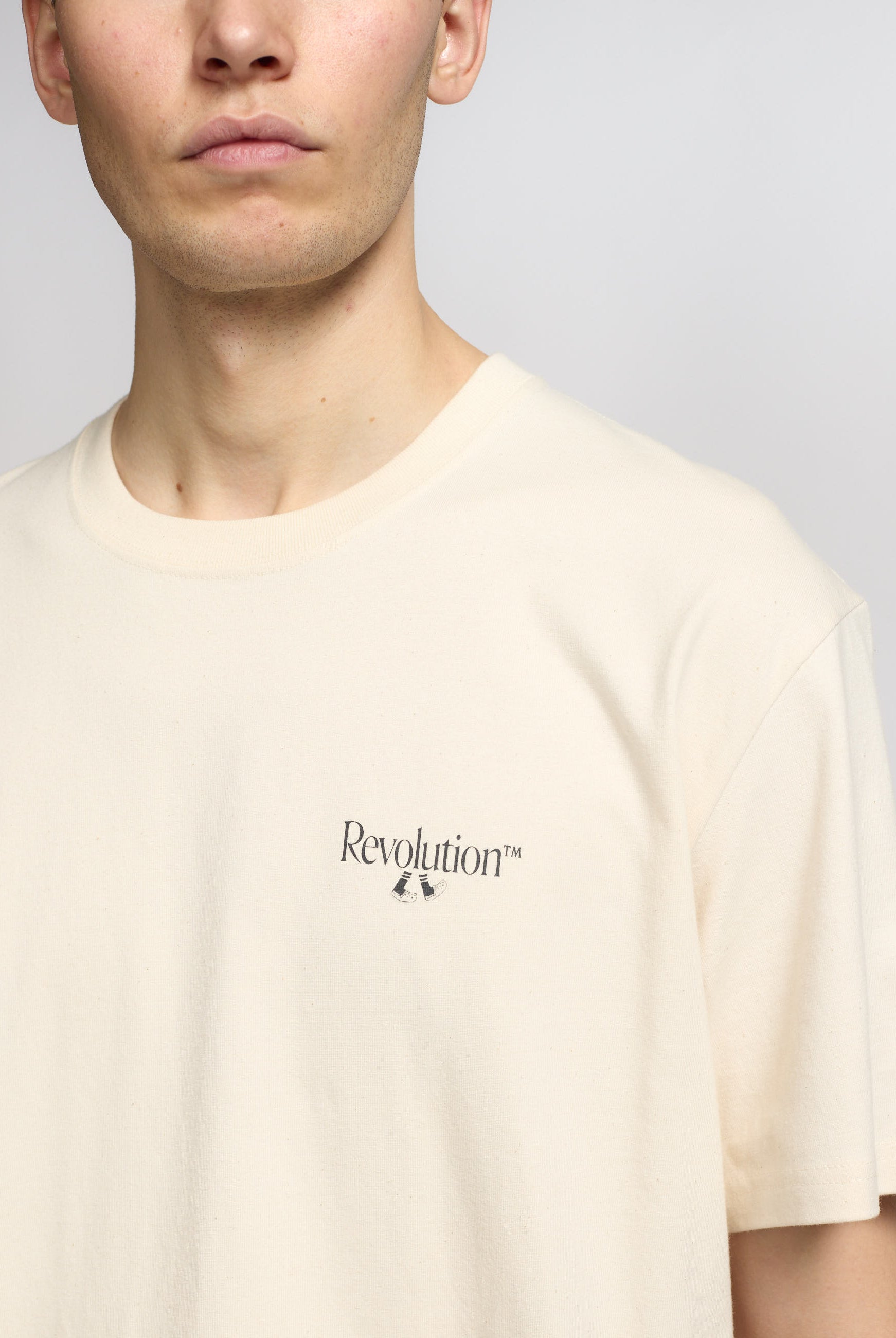 Revolution Printed T-shirt T-Shirts Offwhite
