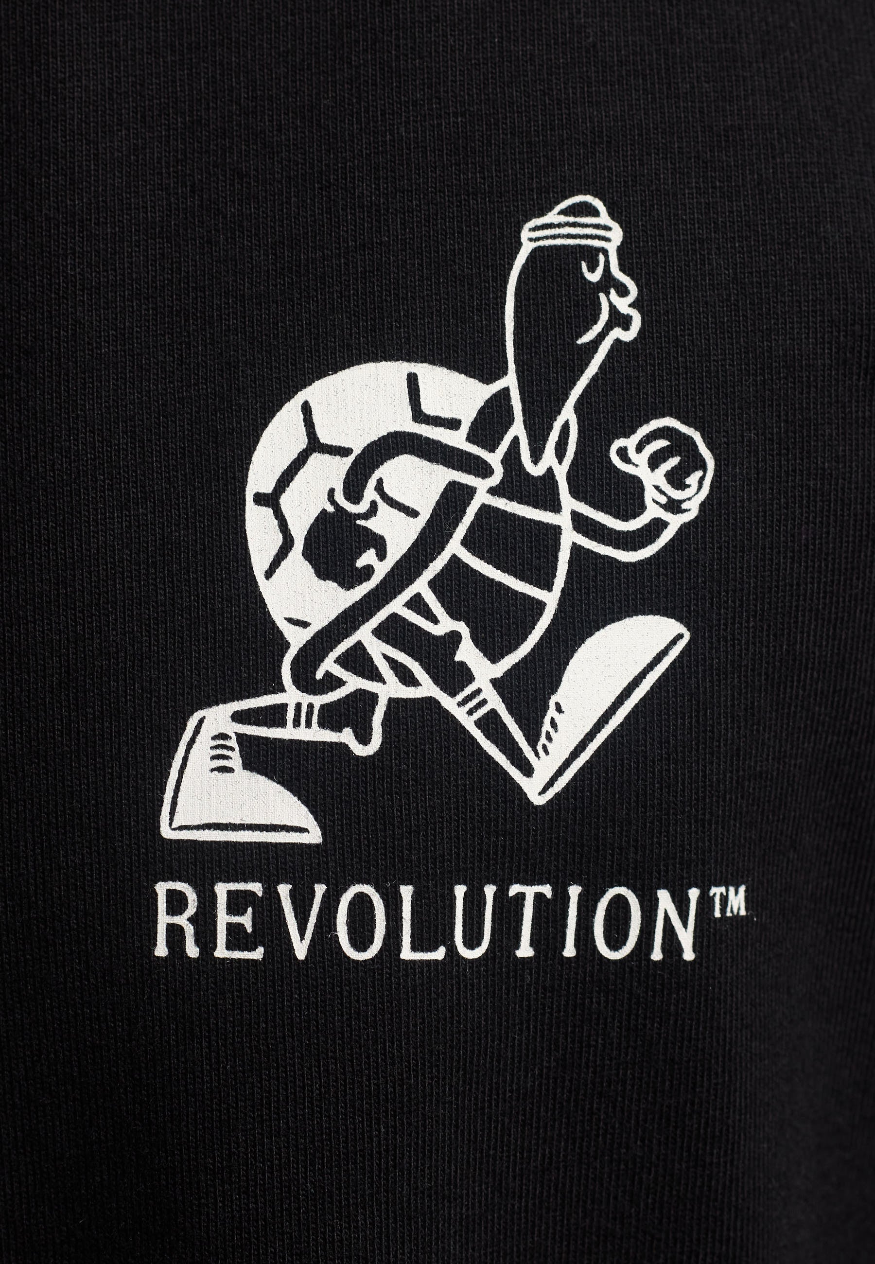 Revolution Printed T-shirt T-Shirts Black