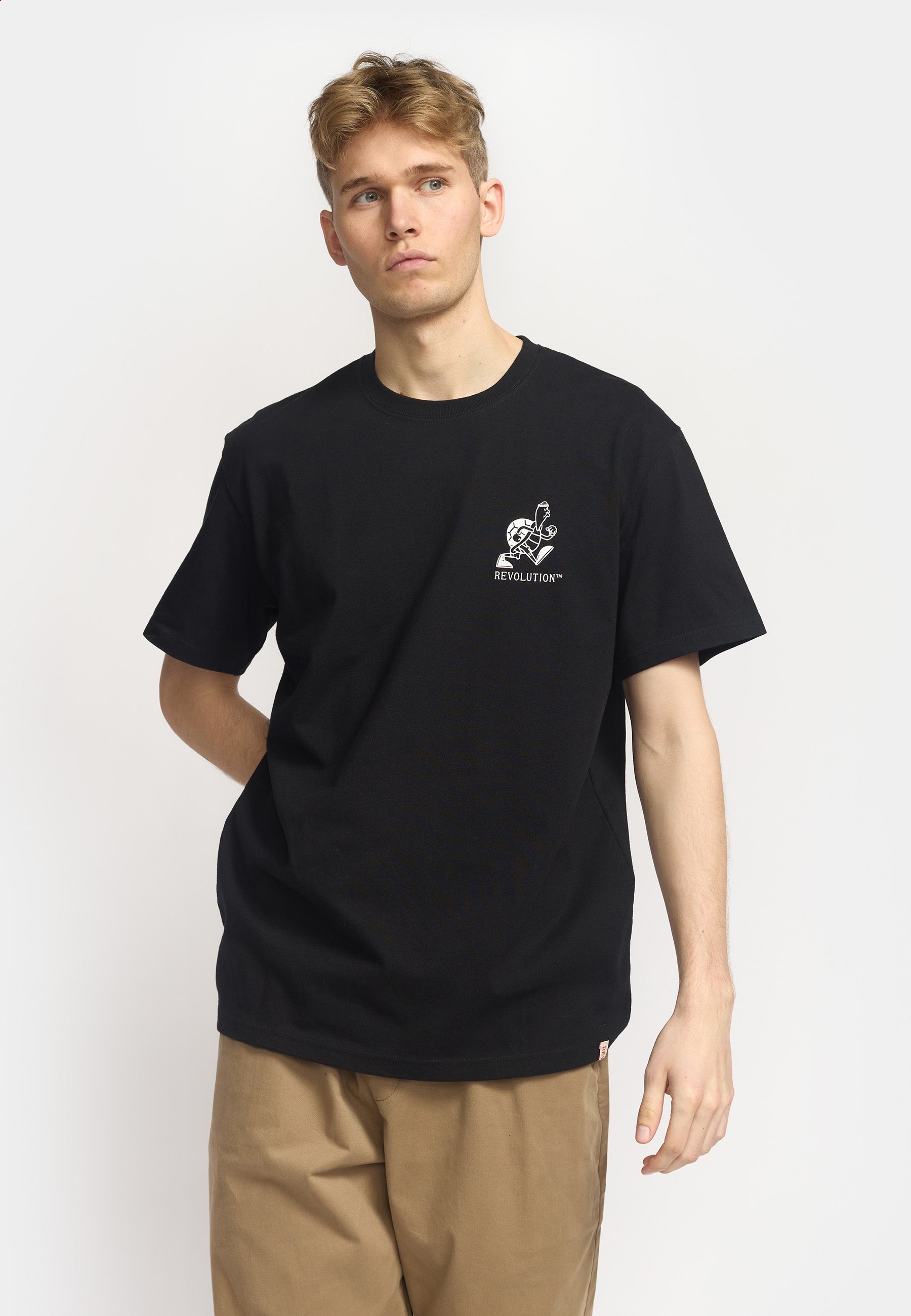 Revolution Printed T-shirt T-Shirts Black