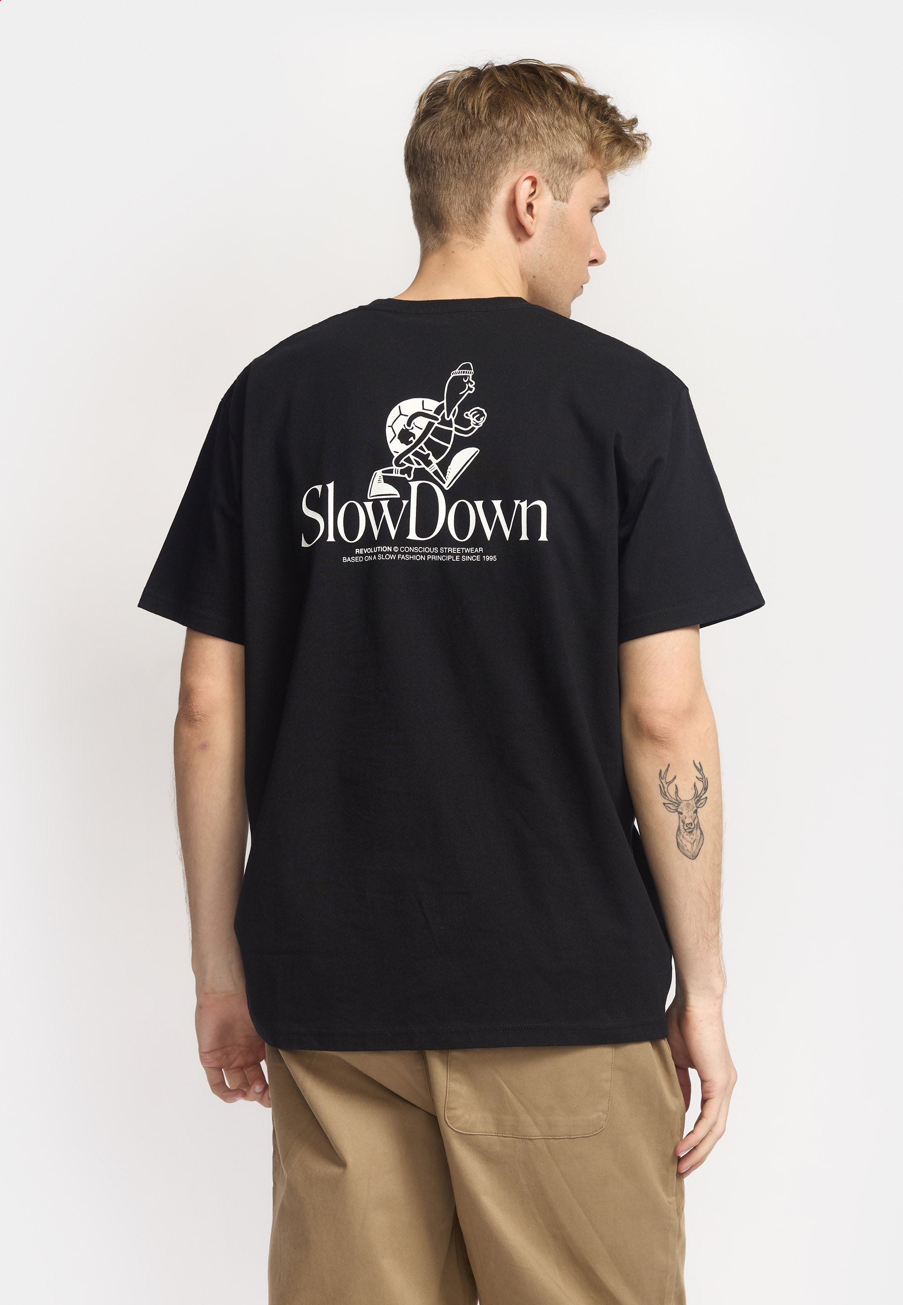 Revolution Printed T-shirt T-Shirts Black