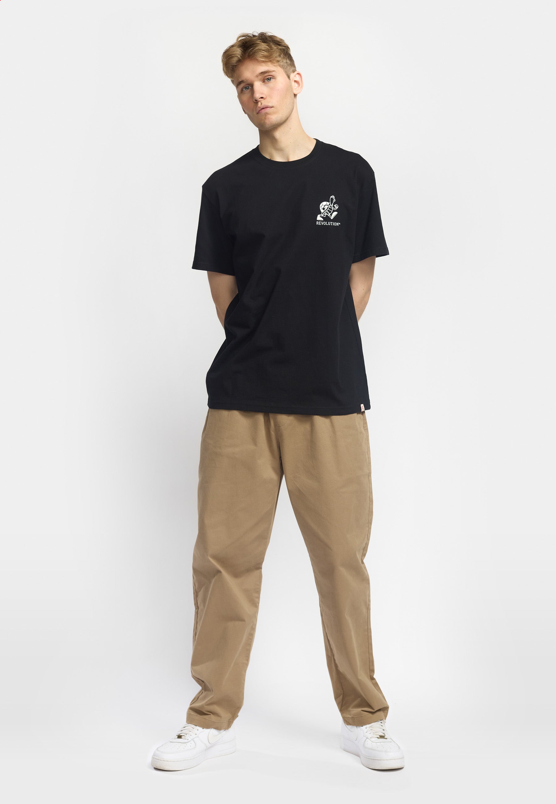 Revolution Printed T-shirt T-Shirts Black