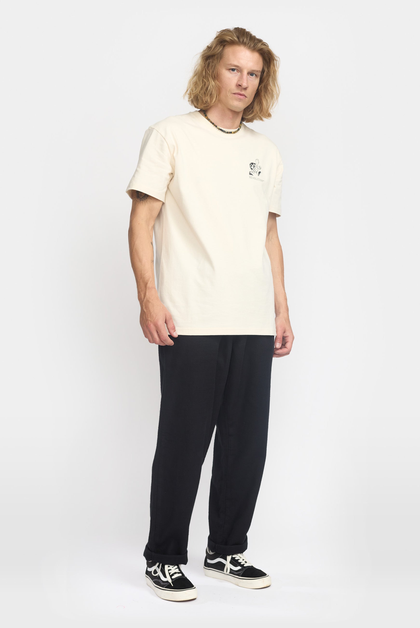 Revolution Printed T-shirt T-Shirts Offwhite