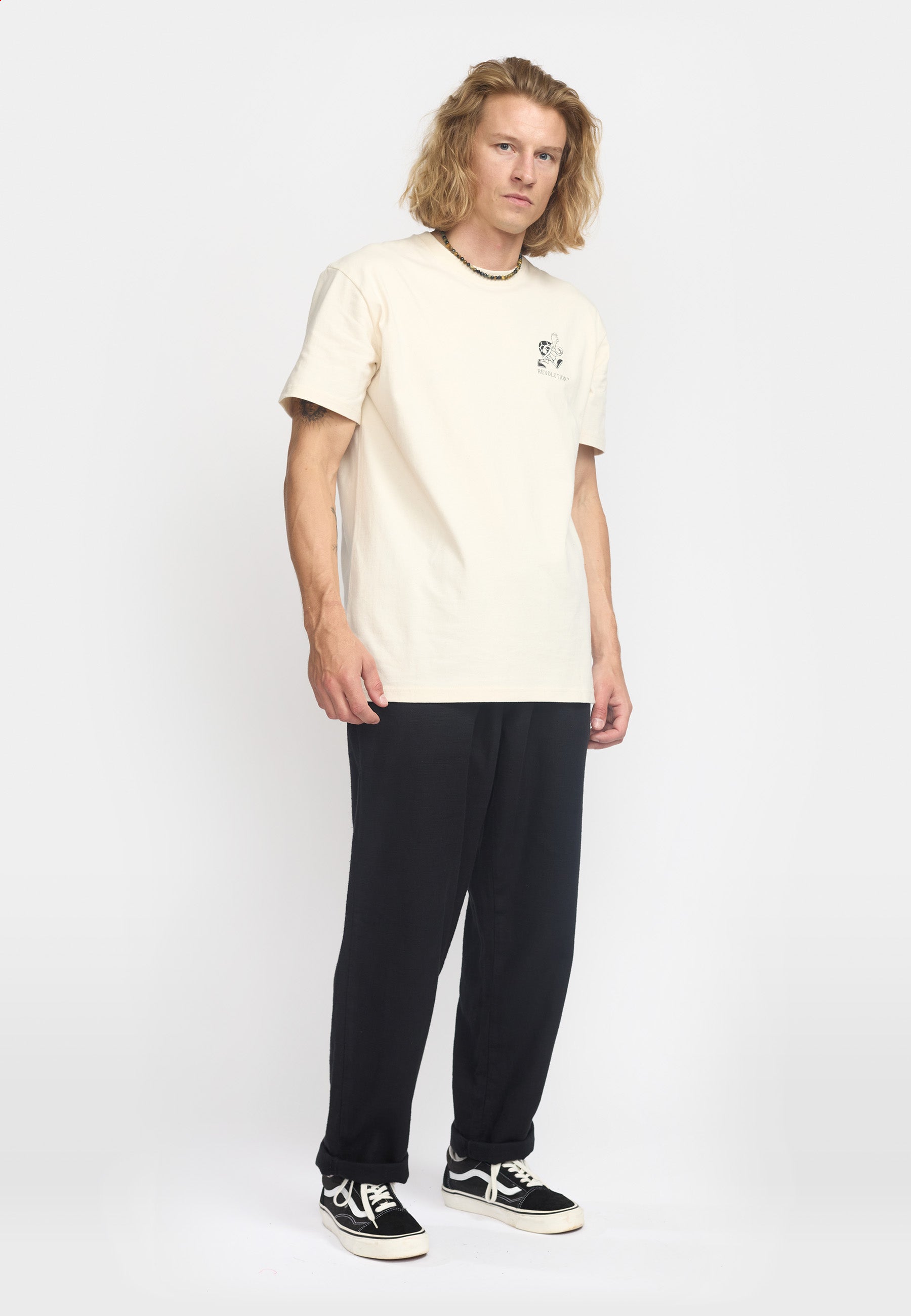 Revolution Printed T-shirt T-Shirts Offwhite
