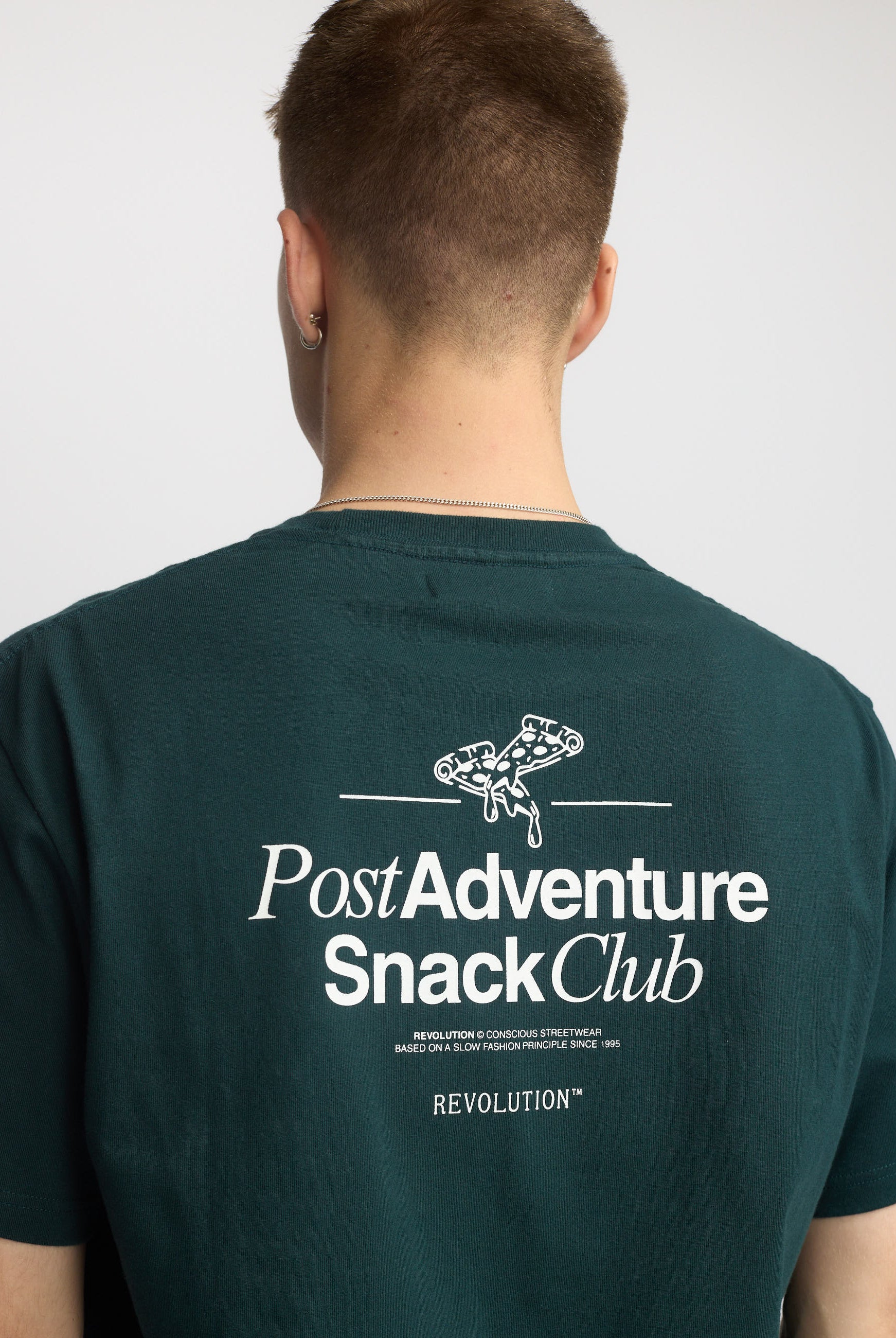 Revolution Printed T-shirt T-Shirts Darkgreen