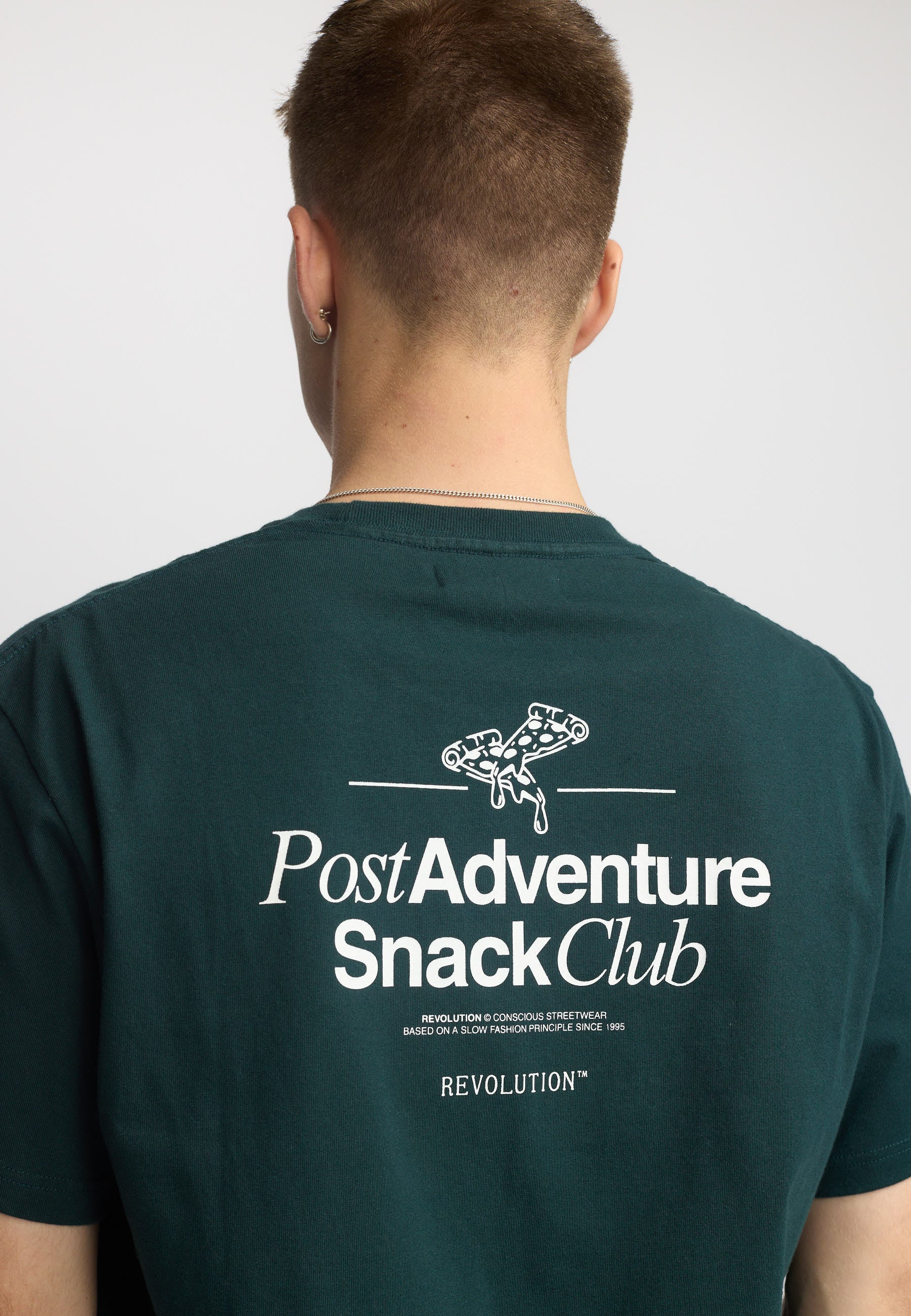 Revolution Printed T-shirt T-Shirts Darkgreen