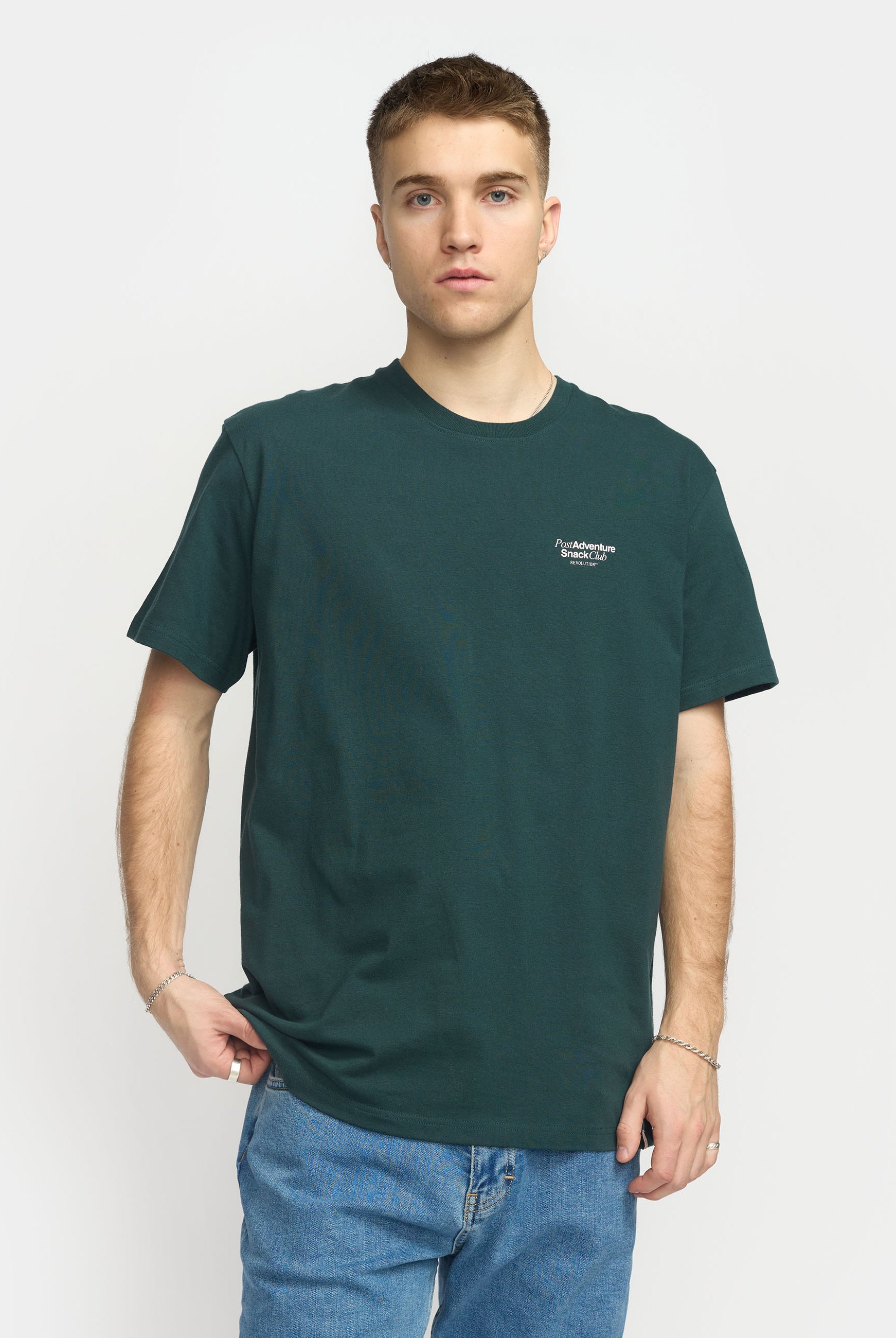 Revolution Printed T-shirt T-Shirts Darkgreen