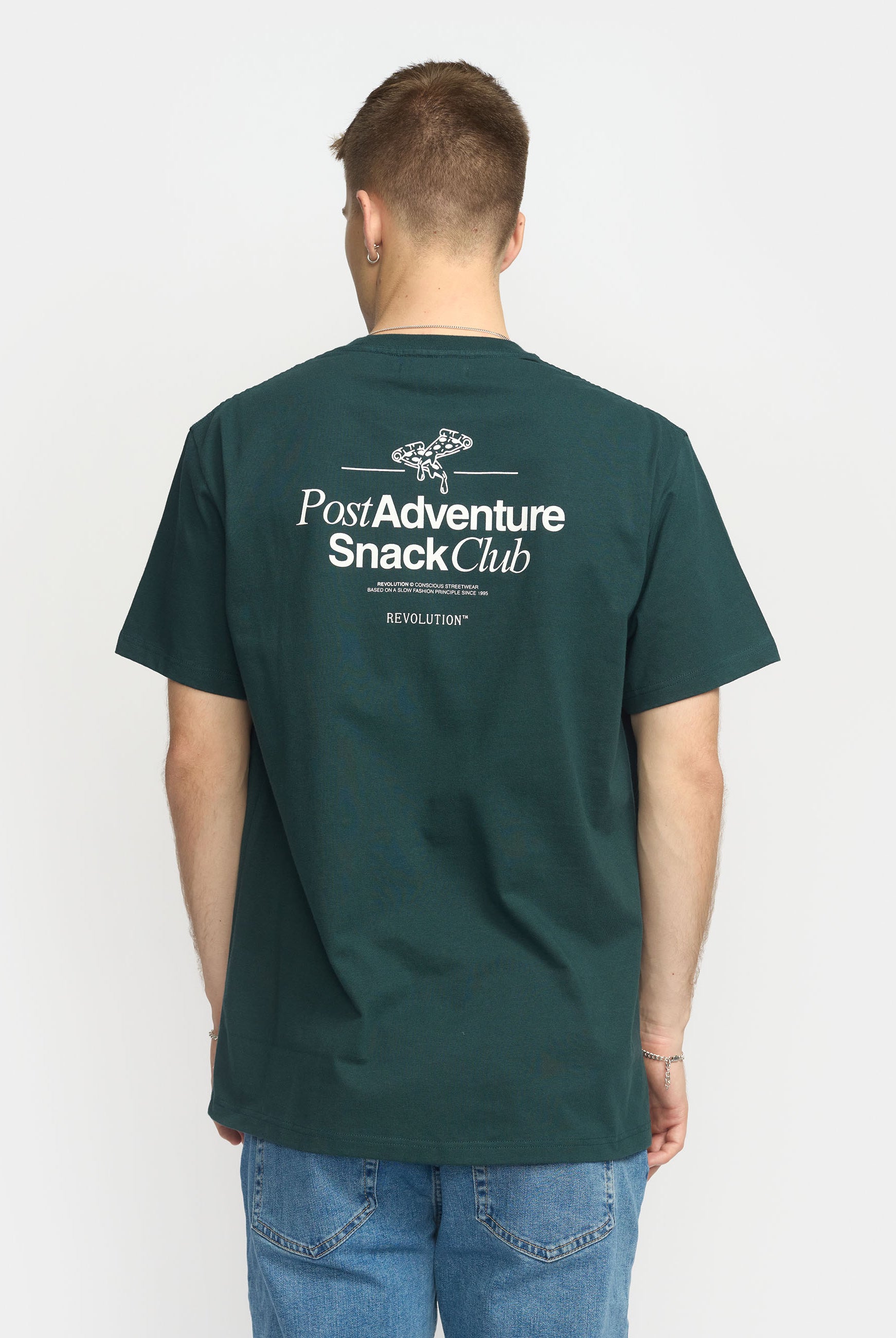 Revolution Printed T-shirt T-Shirts Darkgreen
