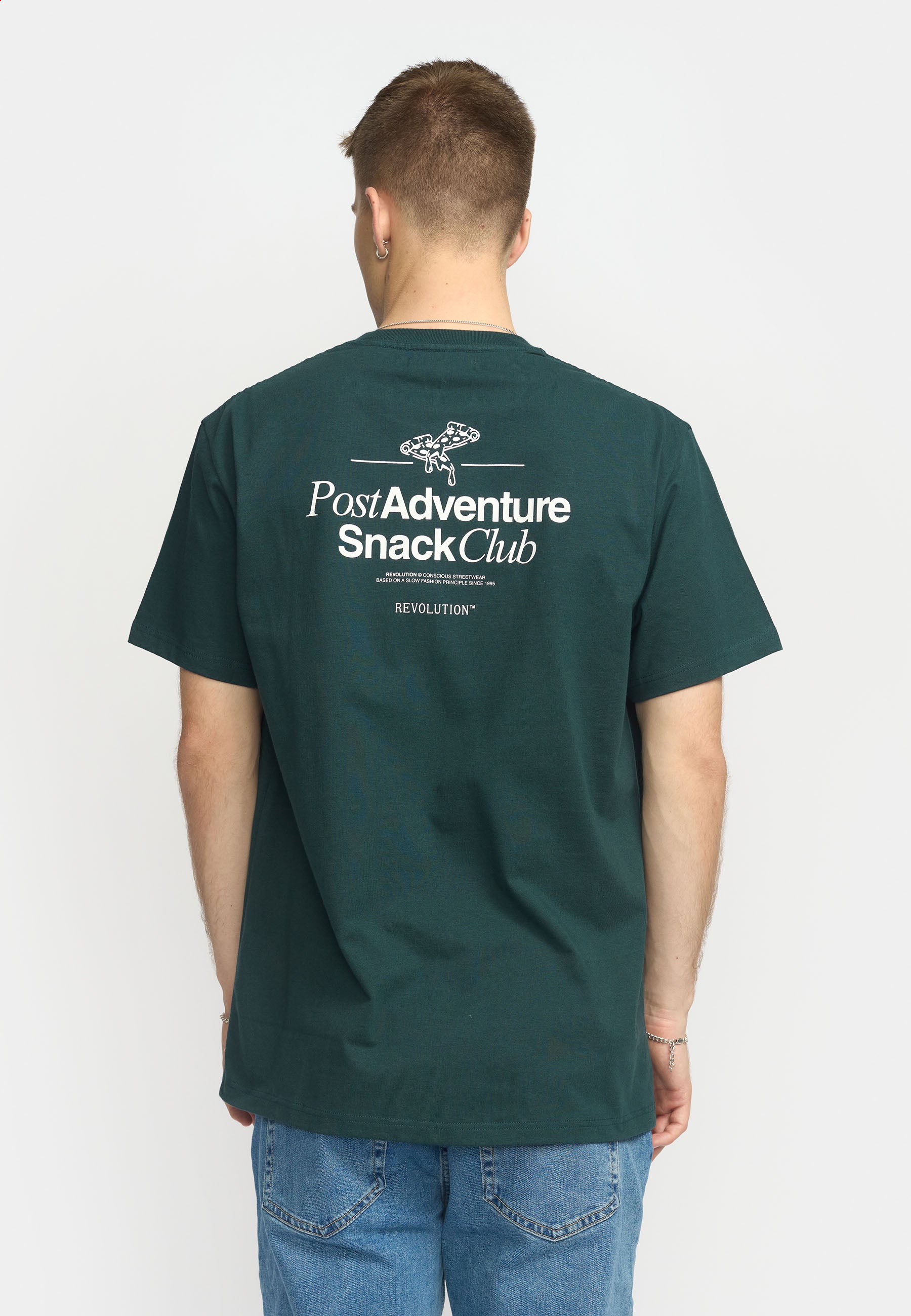 Revolution Printed T-shirt T-Shirts Darkgreen