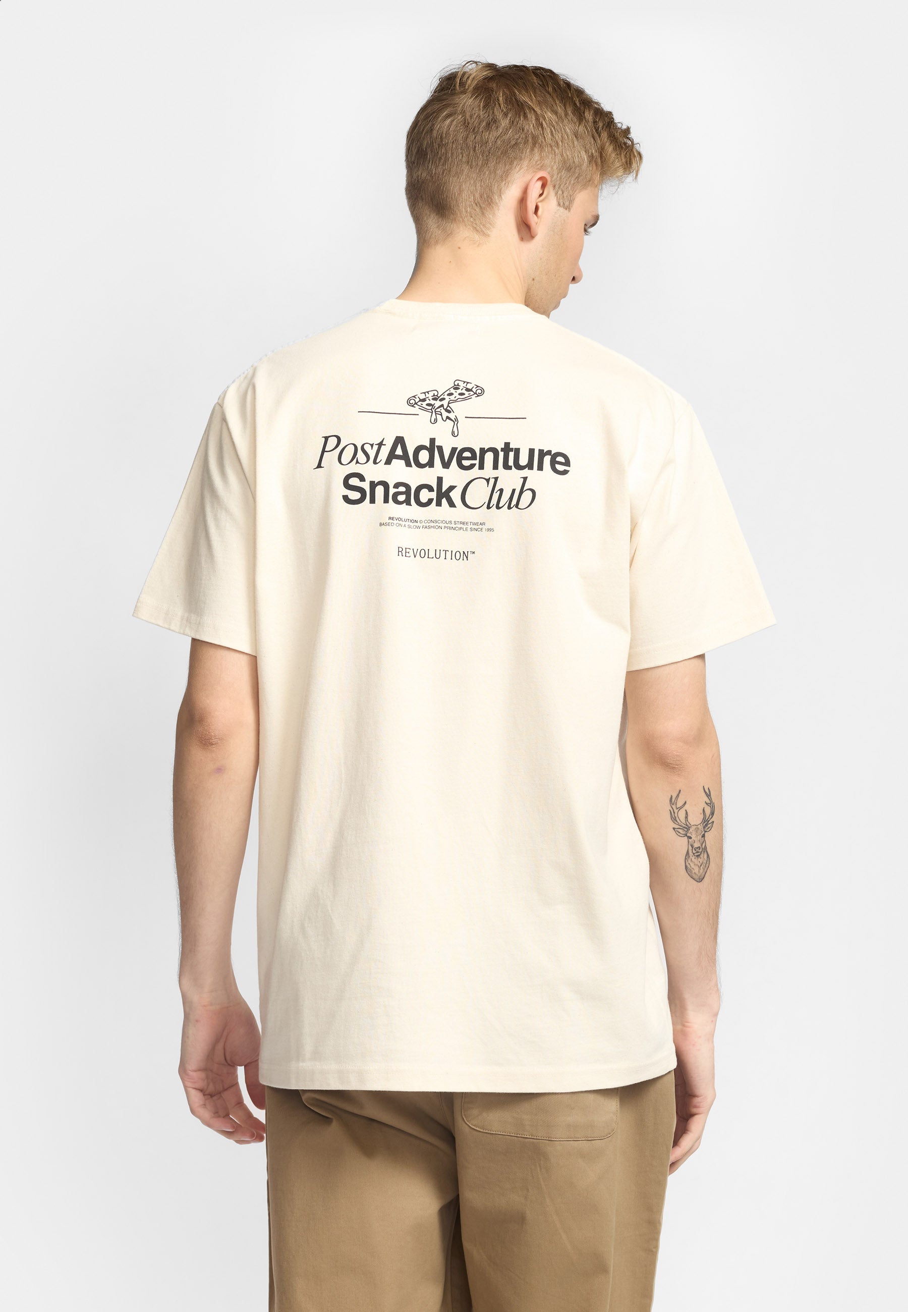 Revolution Printed T-shirt T-Shirts Offwhite