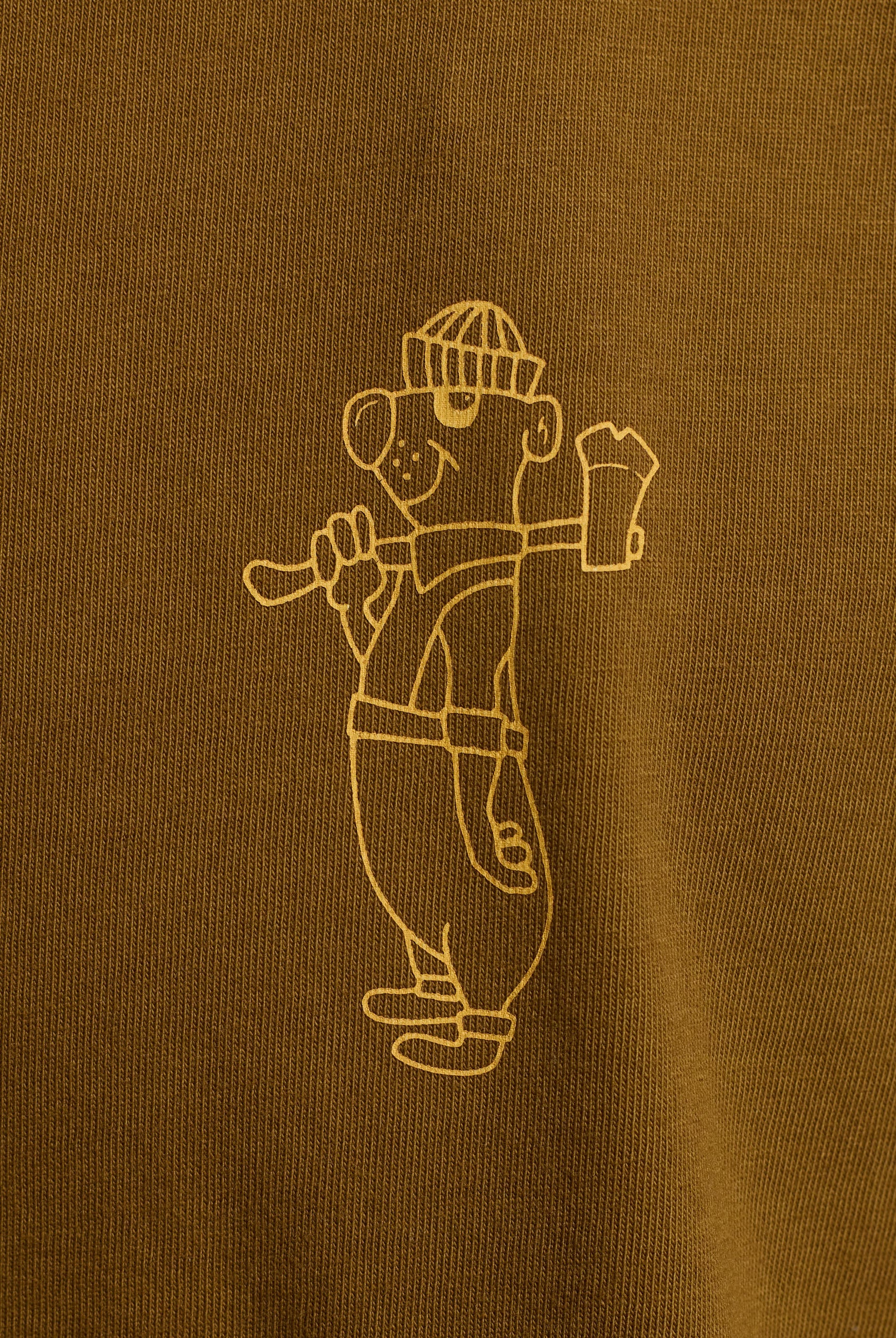 Revolution Printed T-shirt T-Shirts Dustbrown