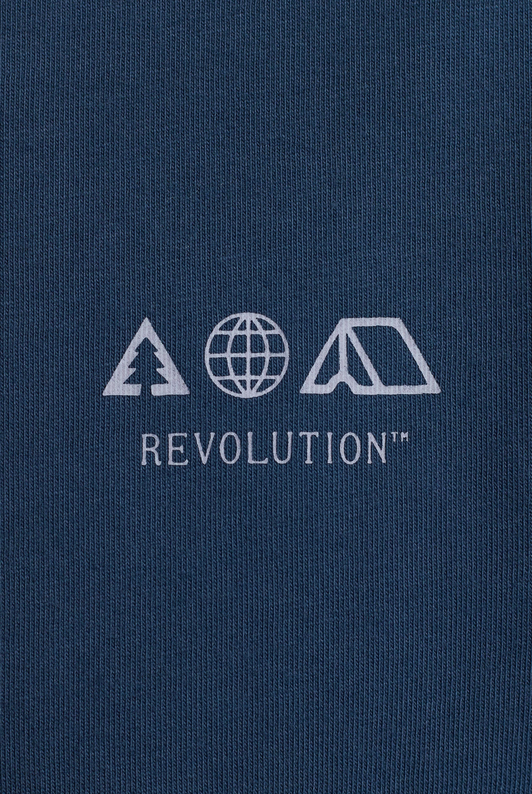 Revolution Printed T-shirt T-Shirts Darkblue