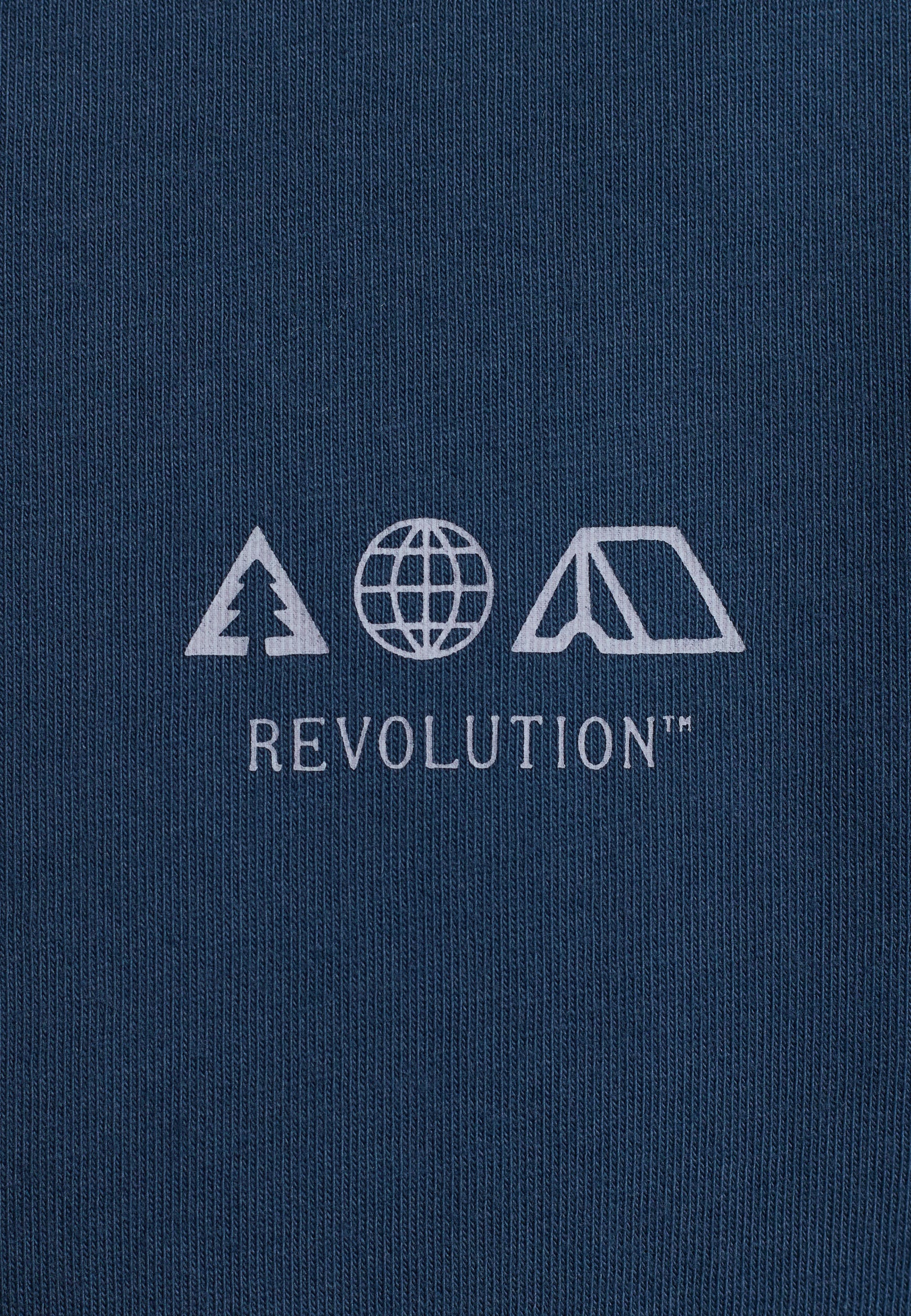 Revolution Printed T-shirt T-Shirts Darkblue
