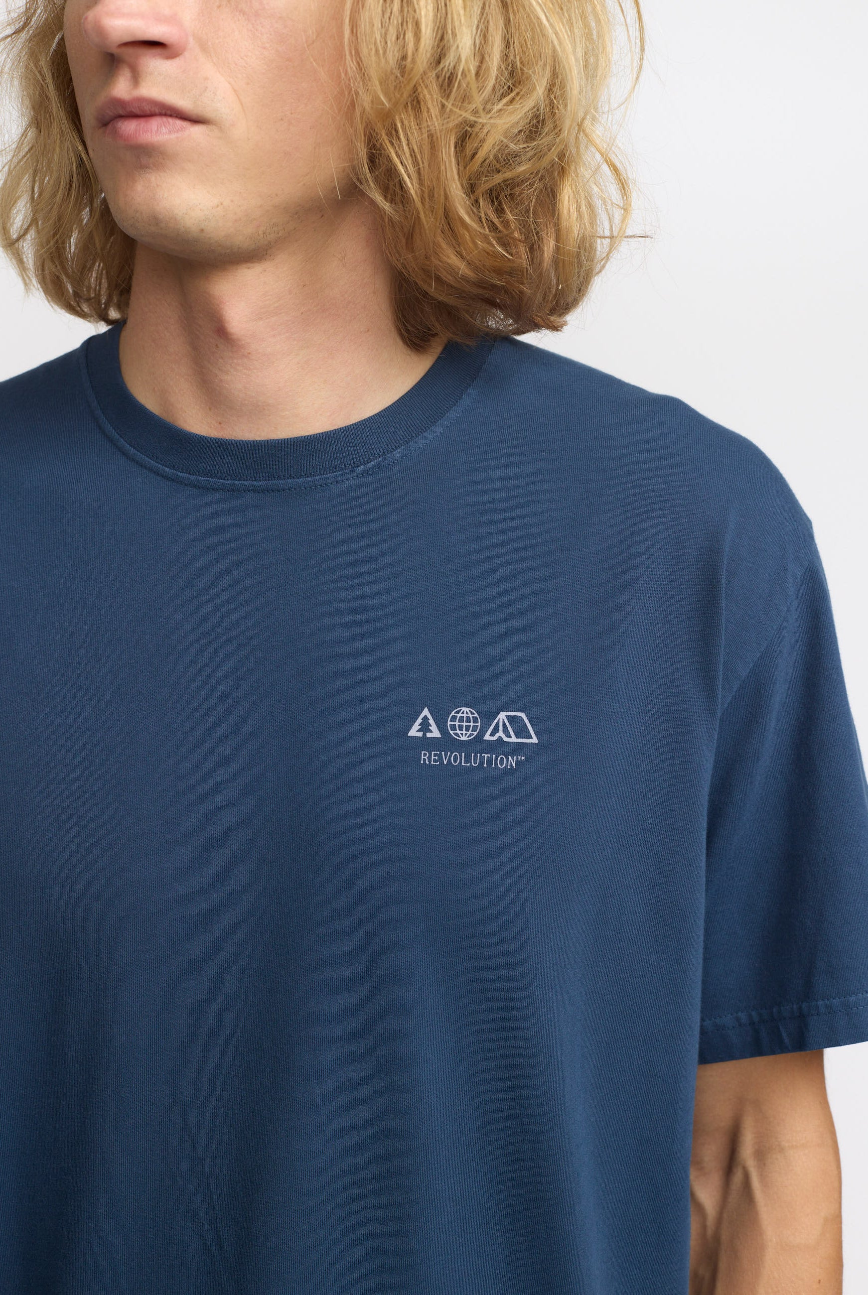 Revolution Printed T-shirt T-Shirts Darkblue