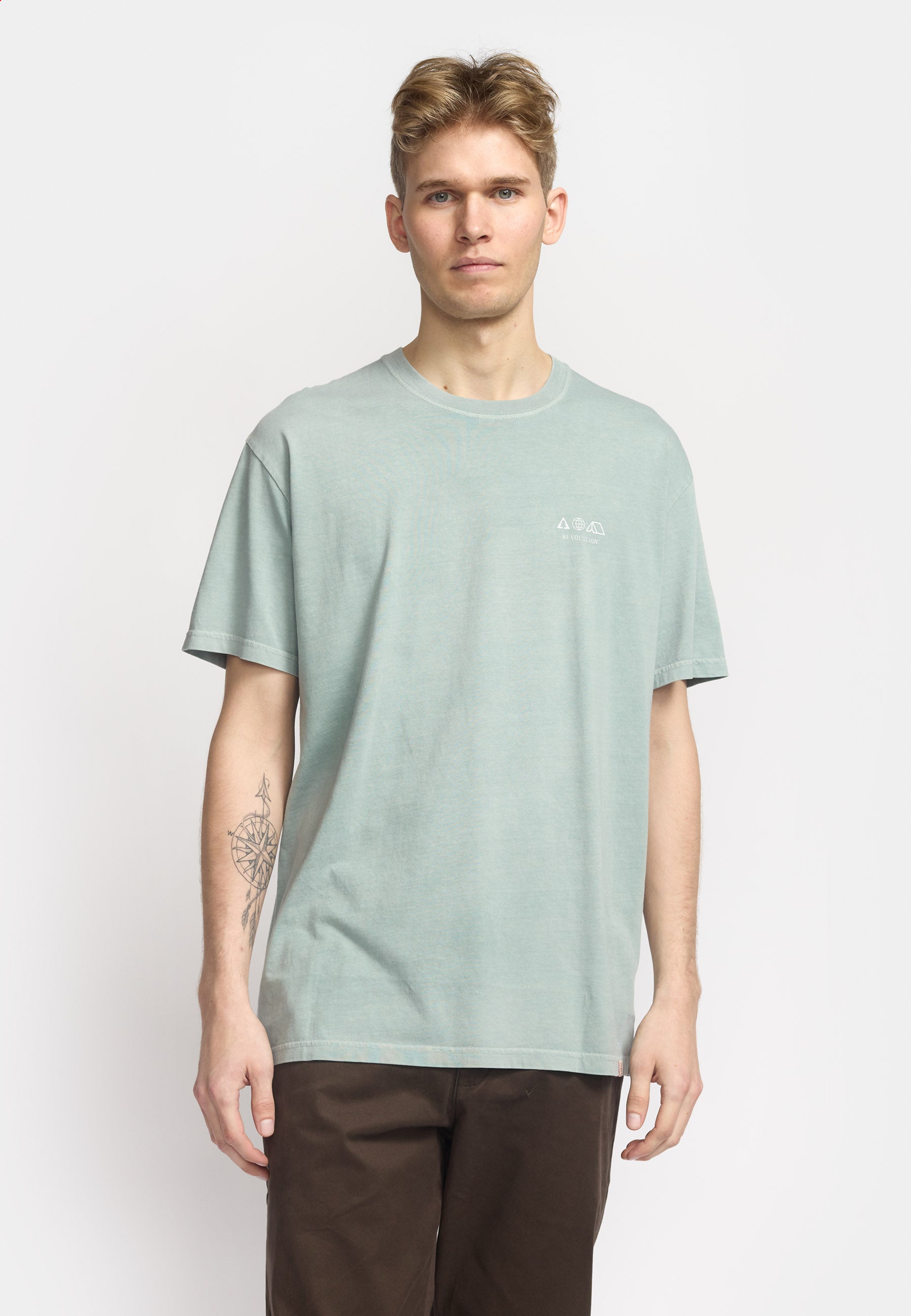 Revolution Printed T-shirt T-Shirts Lightturquoise