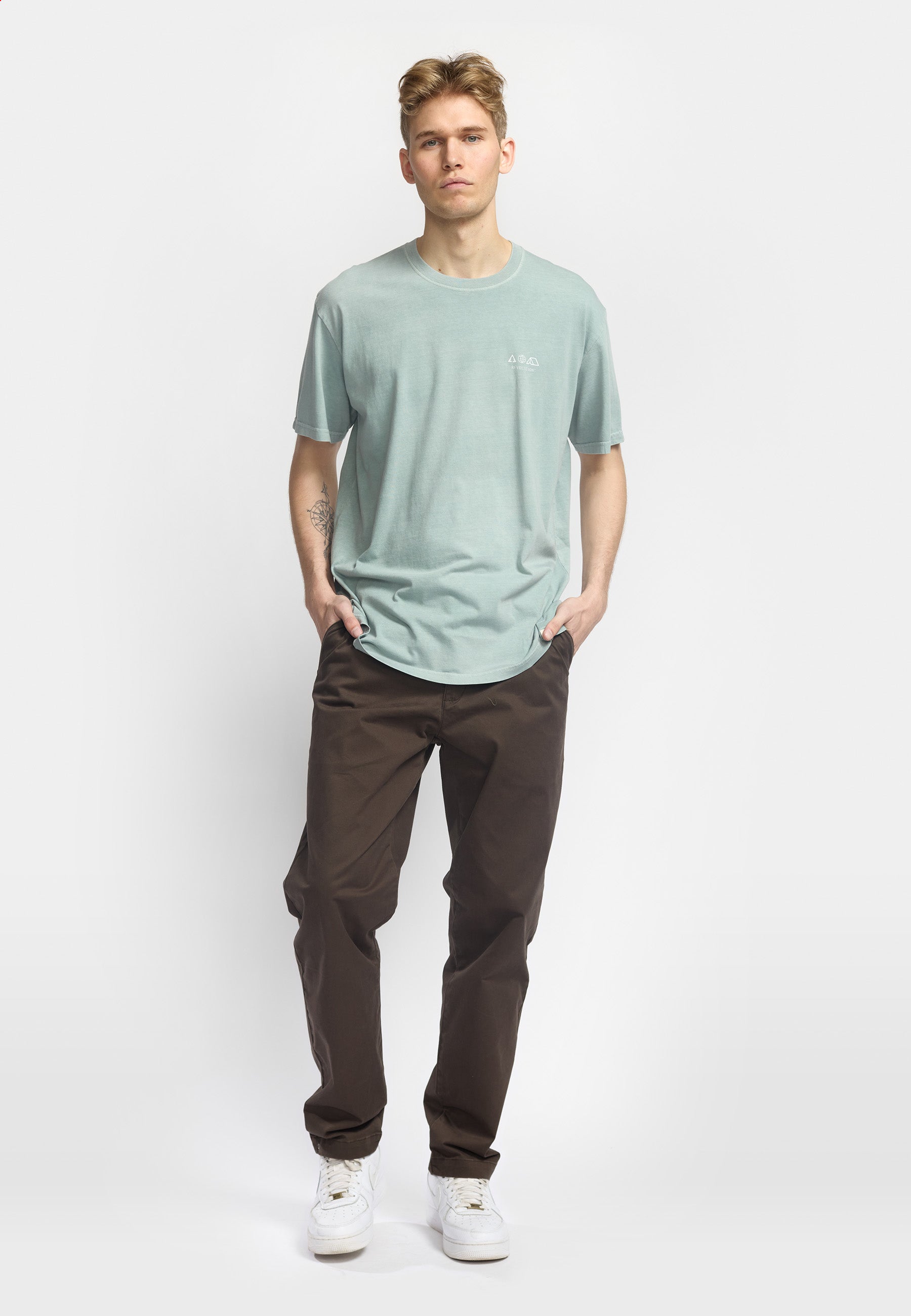 Revolution Printed T-shirt T-Shirts Lightturquoise