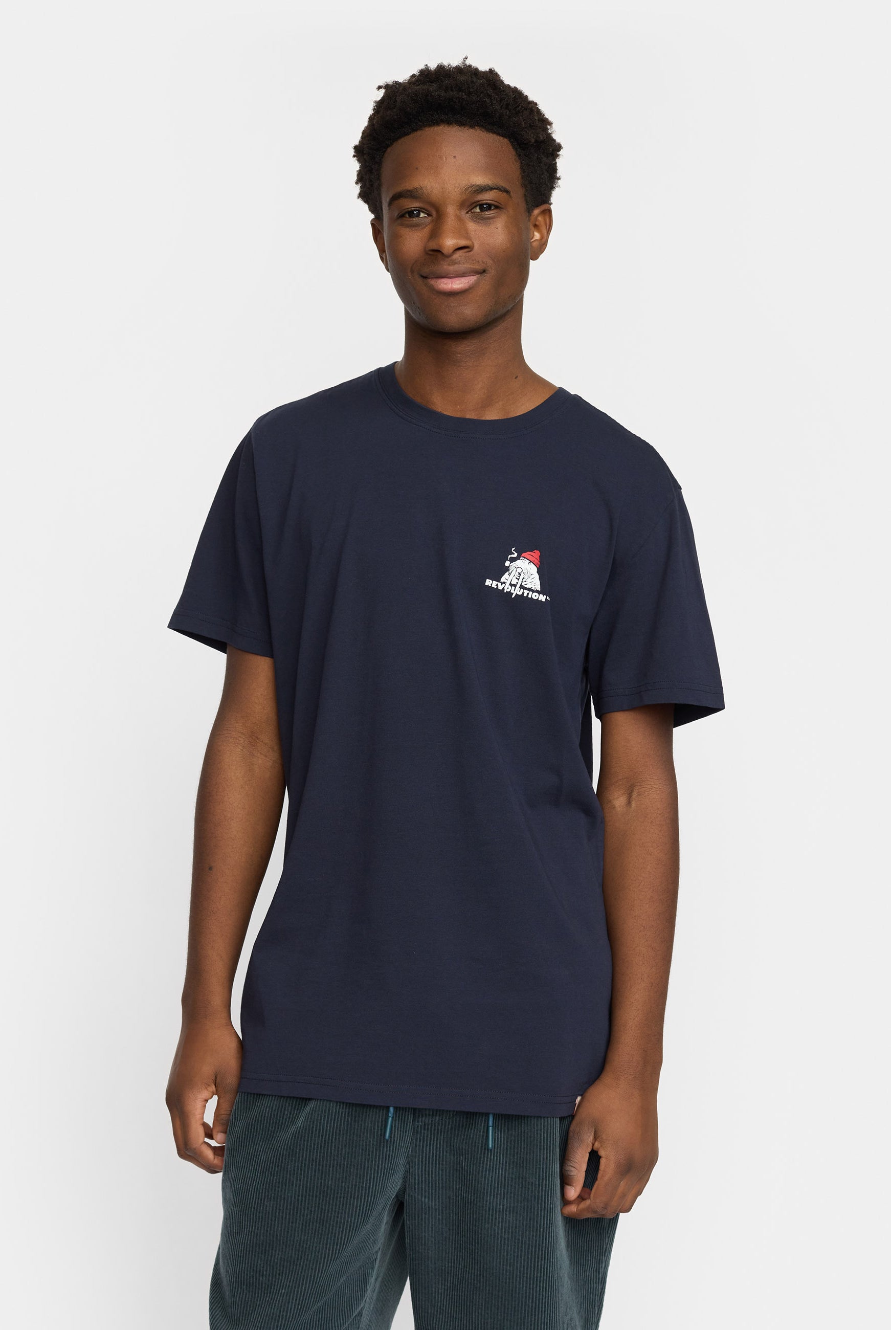 Revolution Printed T-shirt T-Shirts Navy