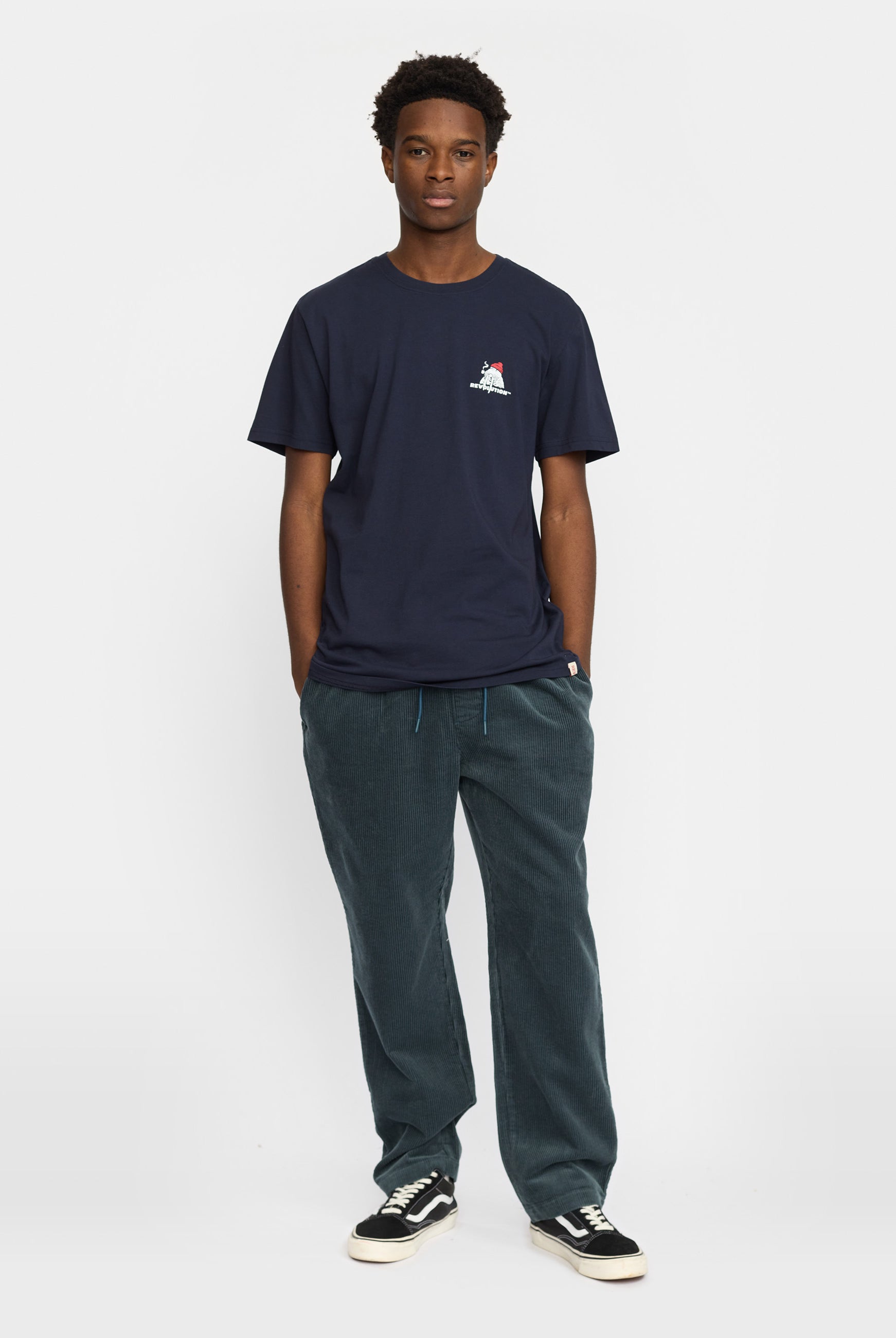 Revolution Printed T-shirt T-Shirts Navy