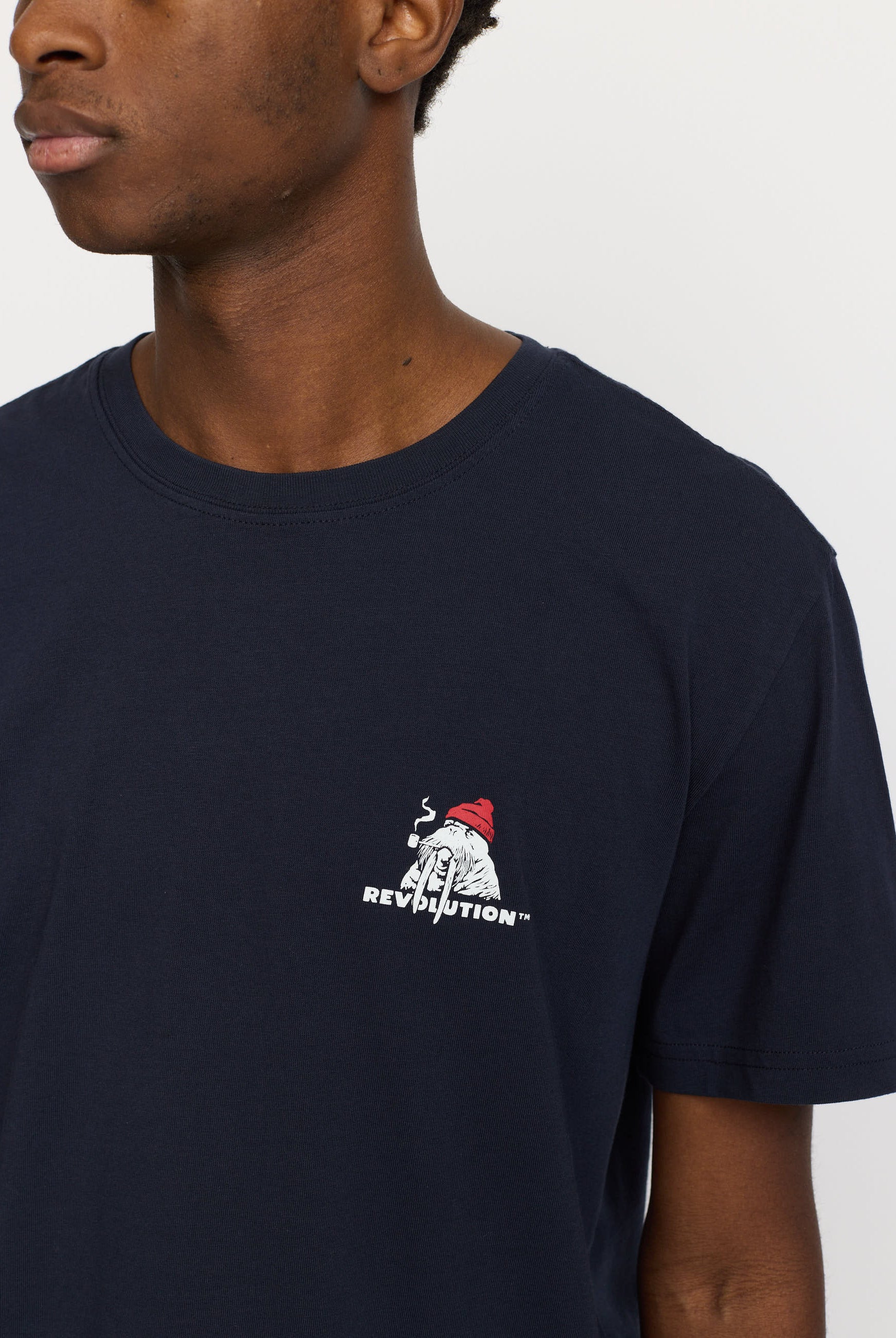 Revolution Printed T-shirt T-Shirts Navy