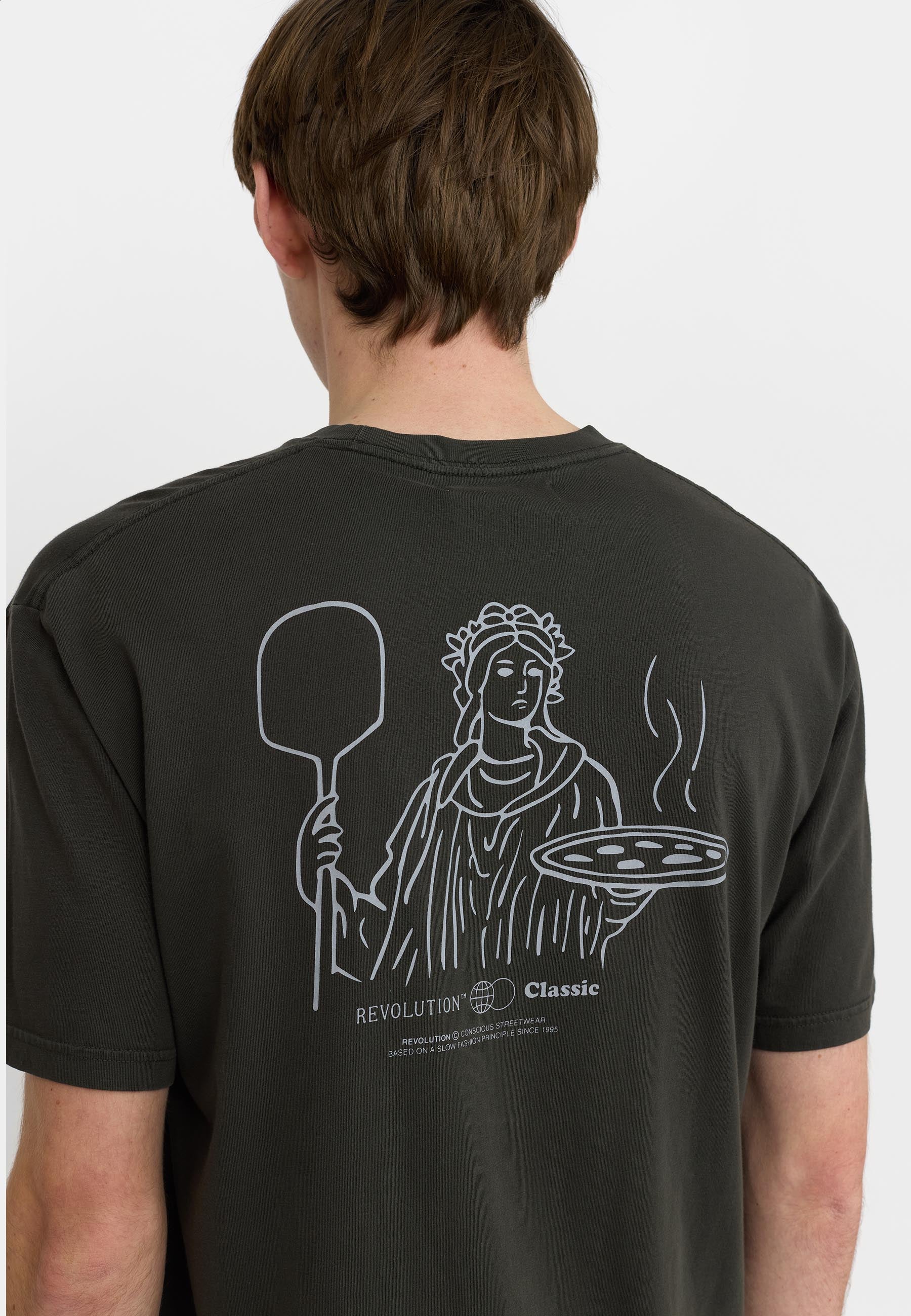 Revolution Printed T-shirt T-Shirts Black