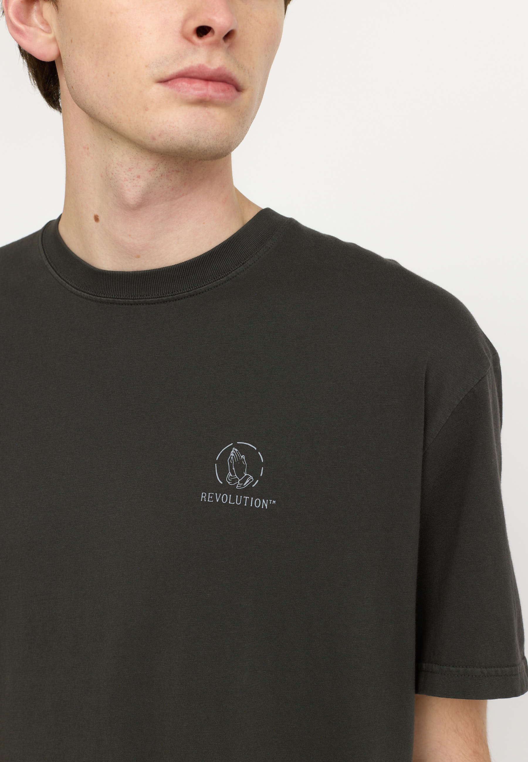 Revolution Printed T-shirt T-Shirts Black