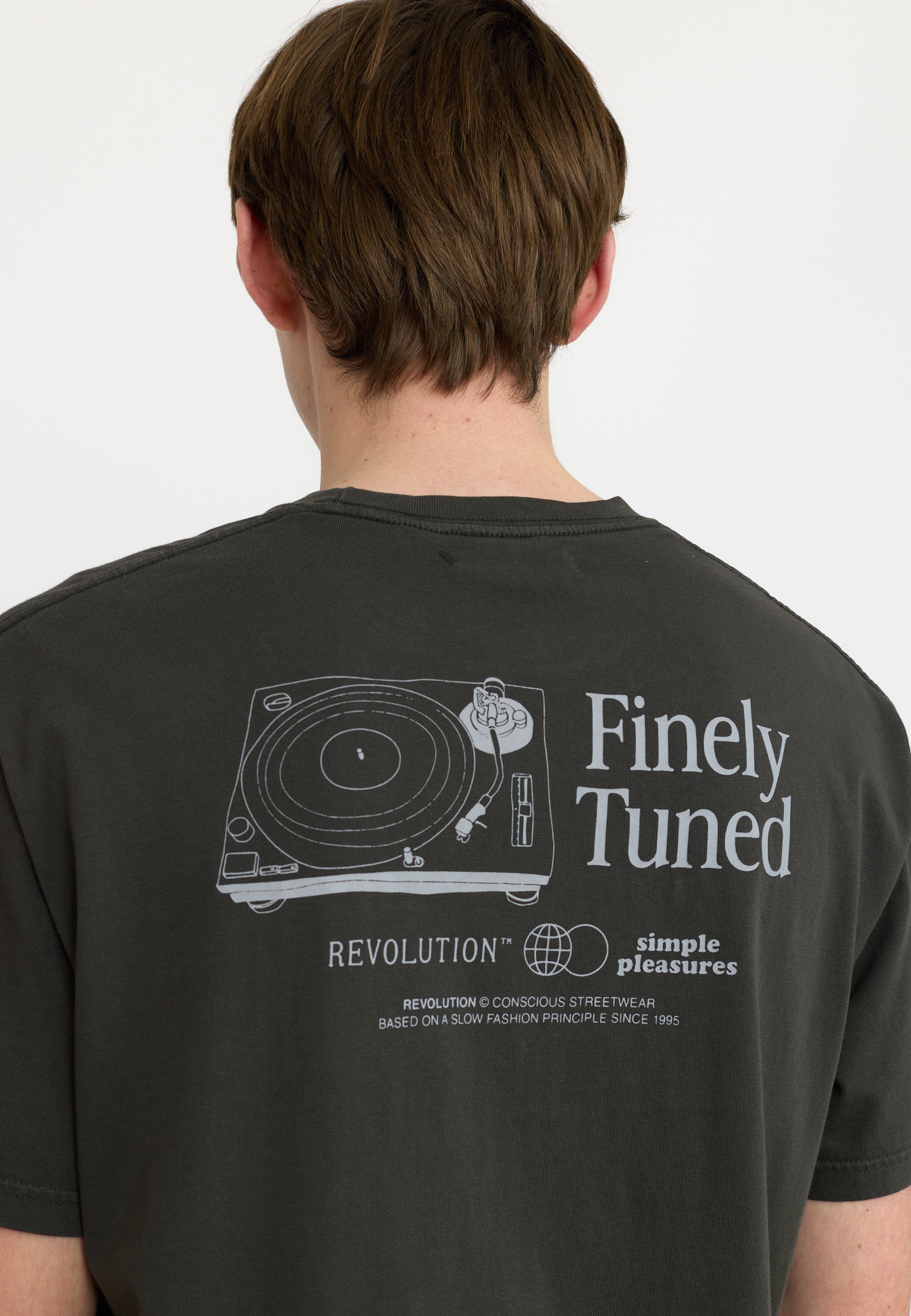 Revolution Printed T-shirt T-Shirts Black