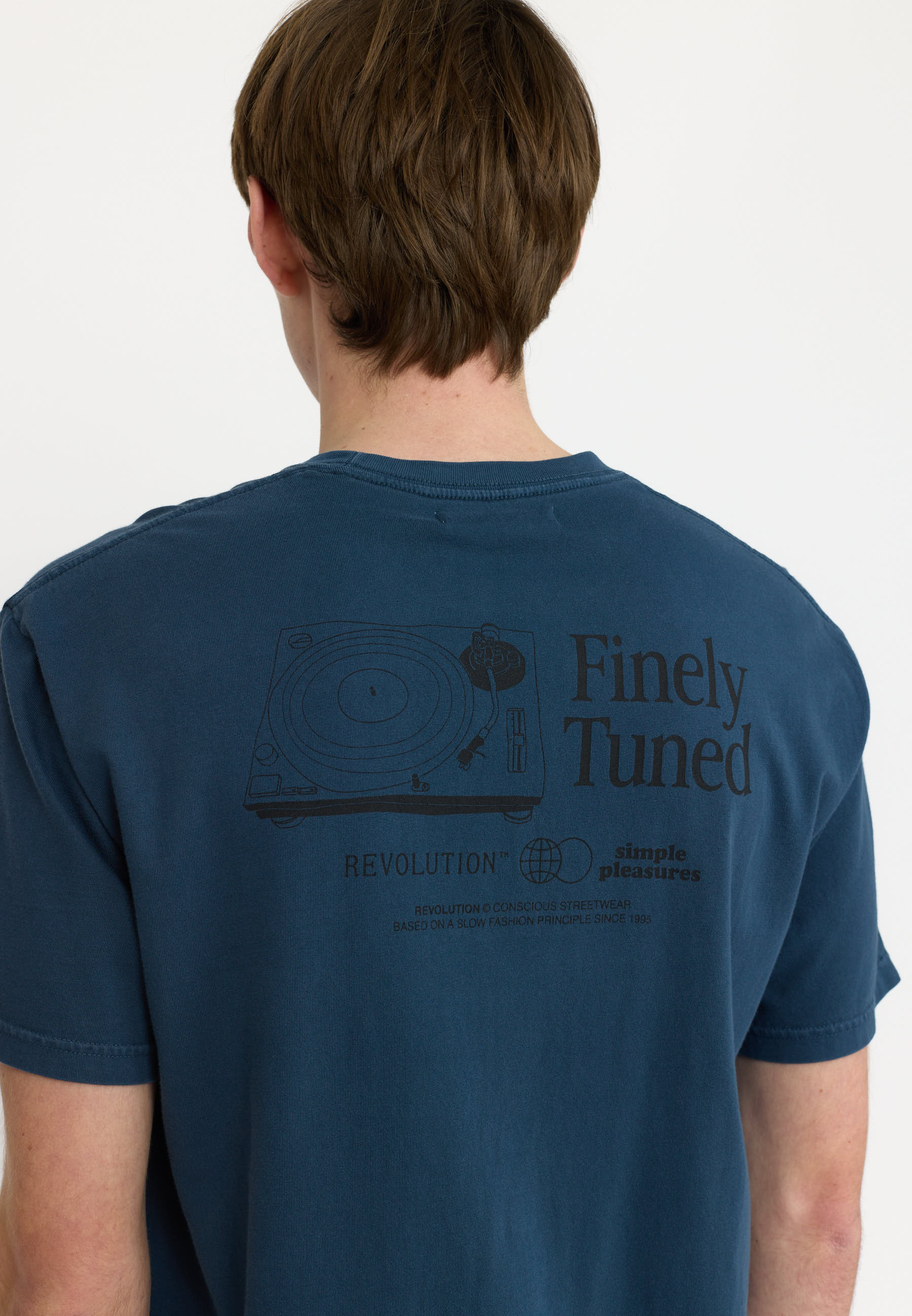 Revolution Printed T-shirt T-Shirts Darkblue