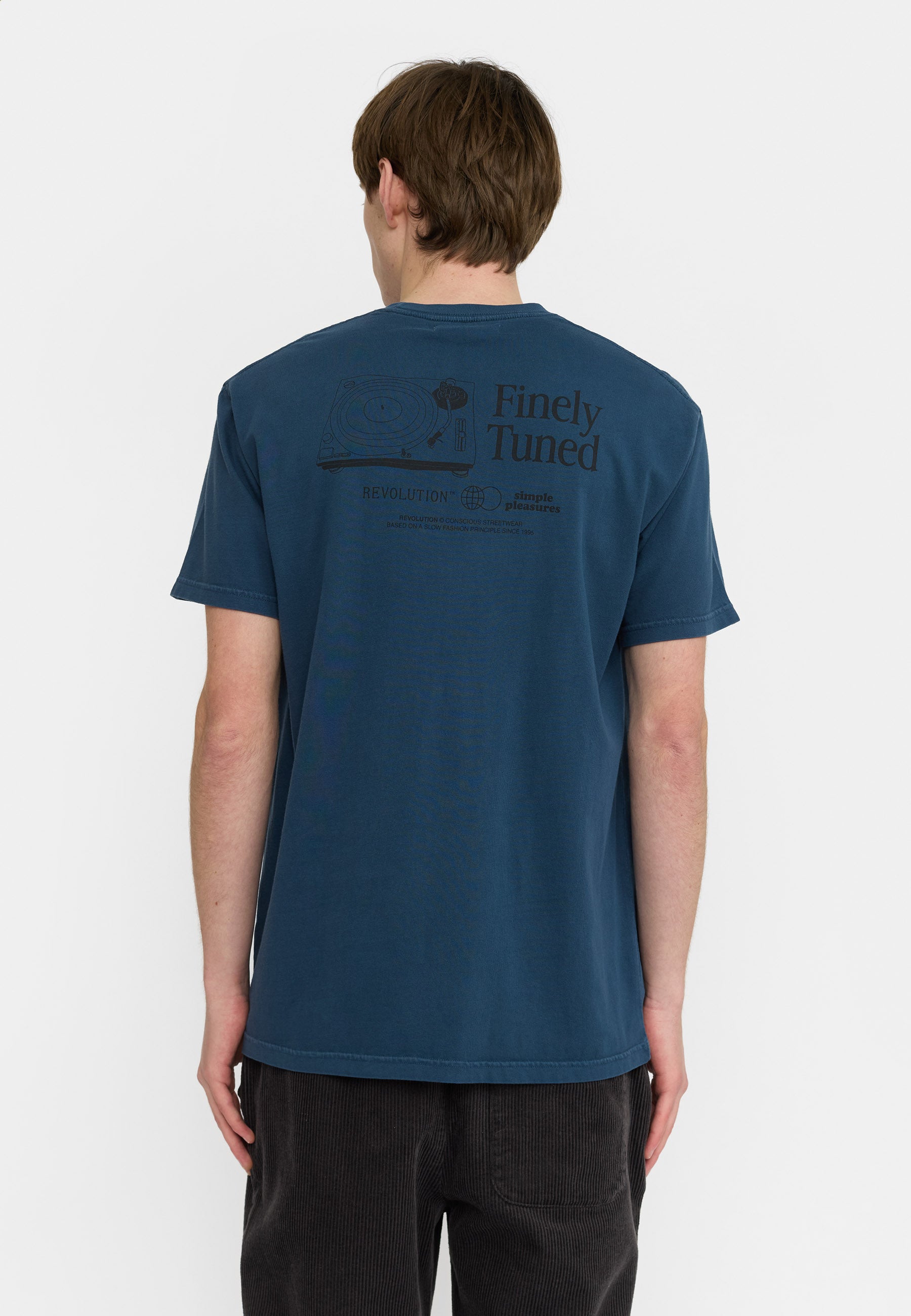 Revolution Printed T-shirt T-Shirts Darkblue