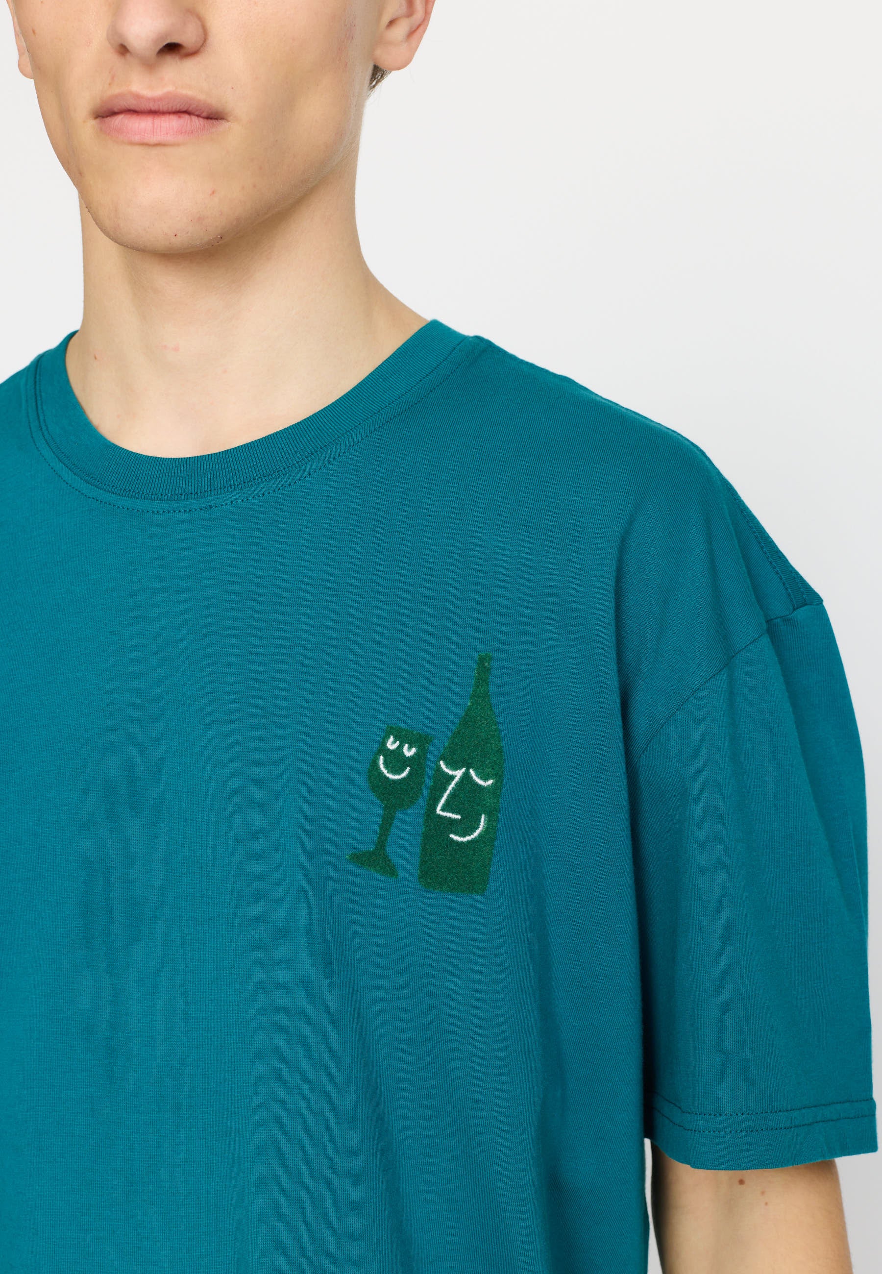 Revolution Printed T-shirt T-Shirts Petrol