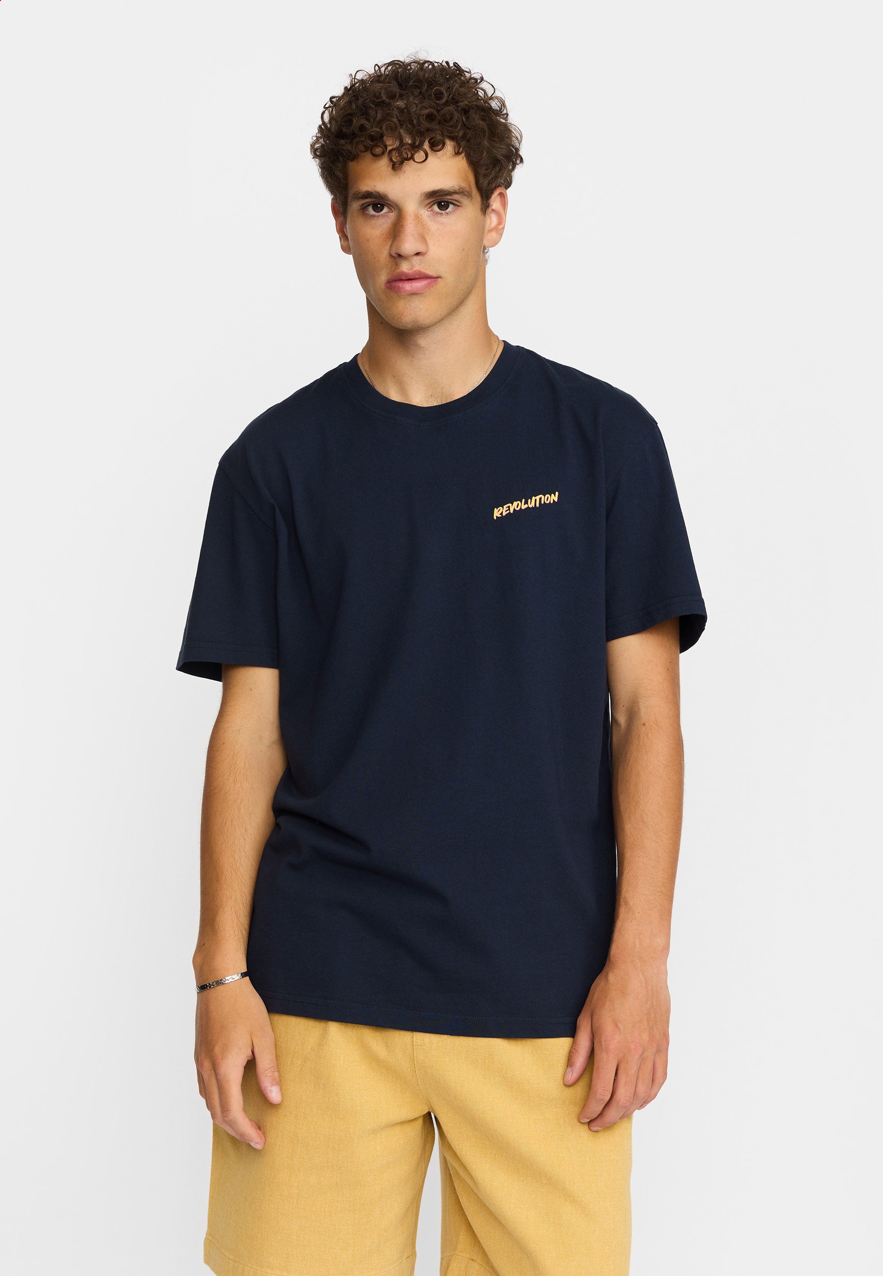Revolution Printed T-shirt T-Shirts Navy