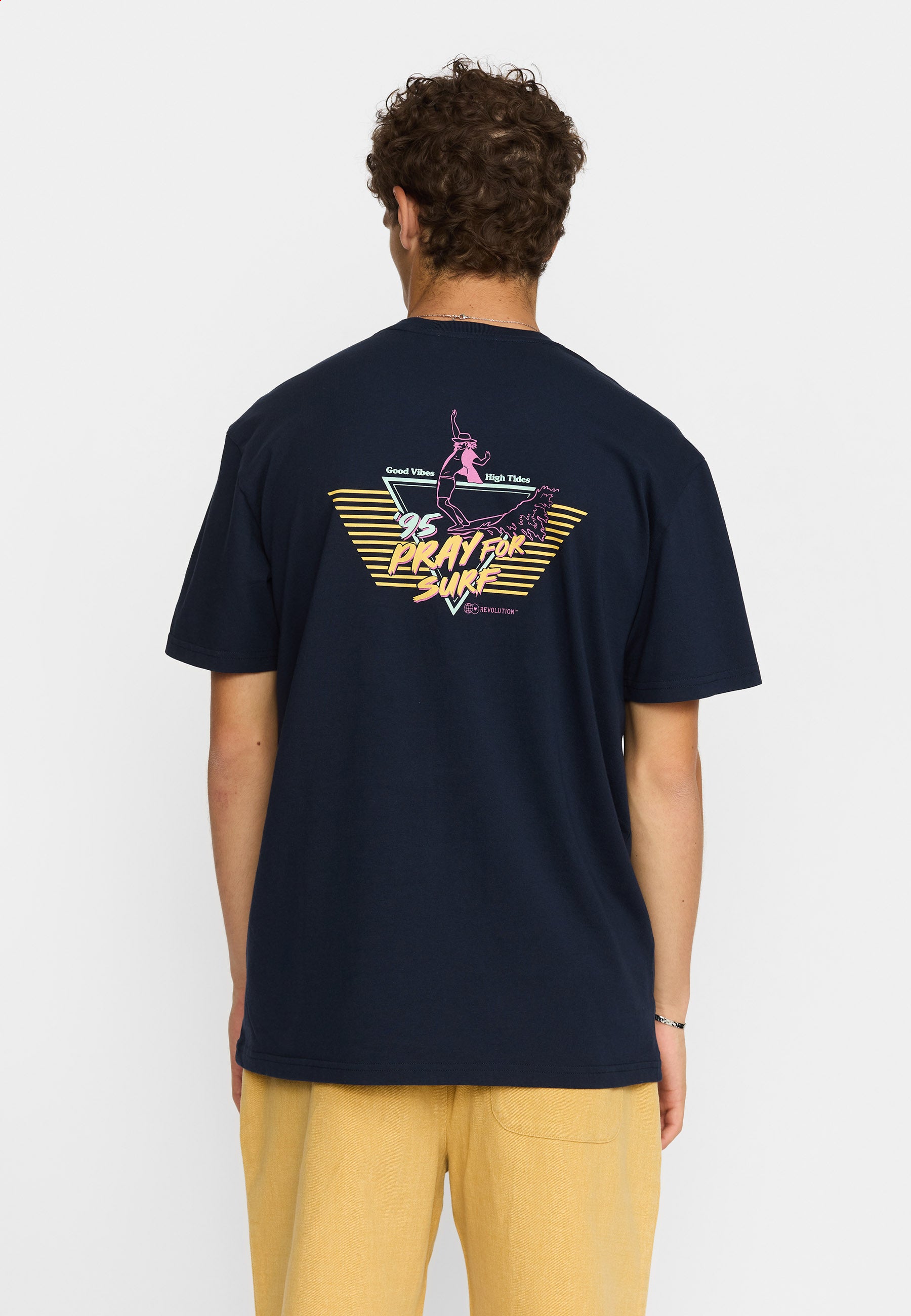 Revolution Printed T-shirt T-Shirts Navy