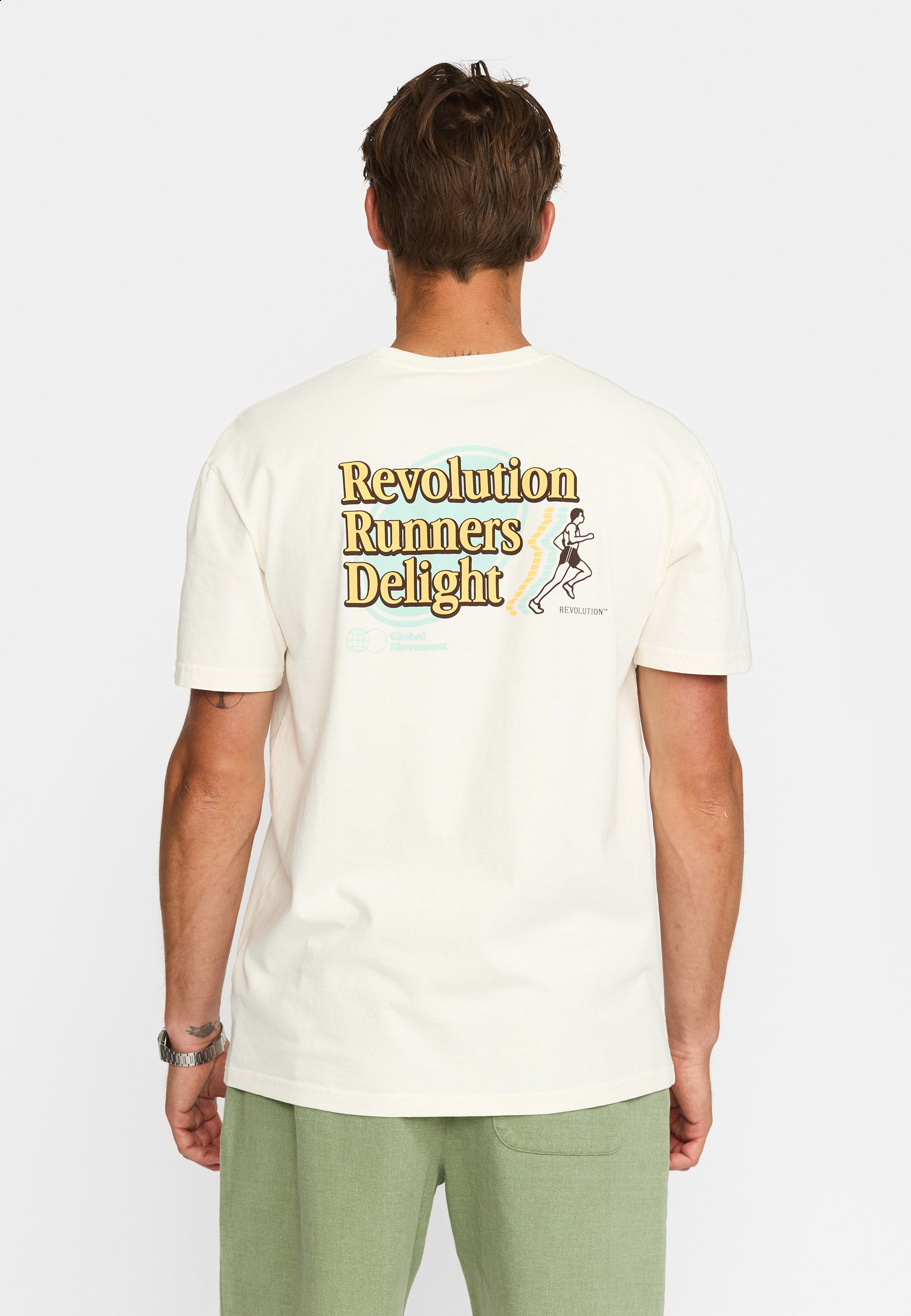 Revolution Printed T-shirt T-Shirts Offwhite
