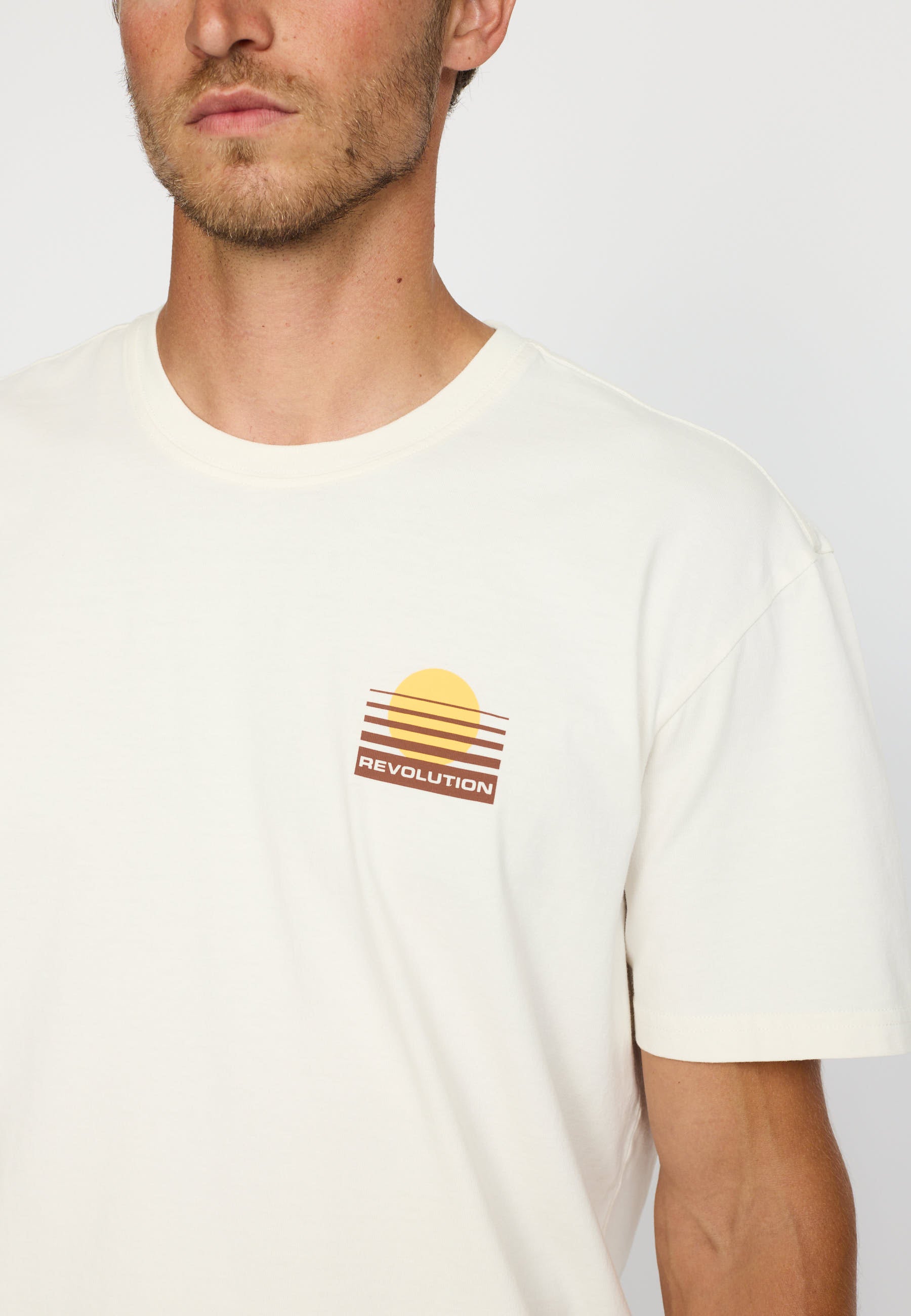 Revolution Printed T-shirt T-Shirts Offwhite