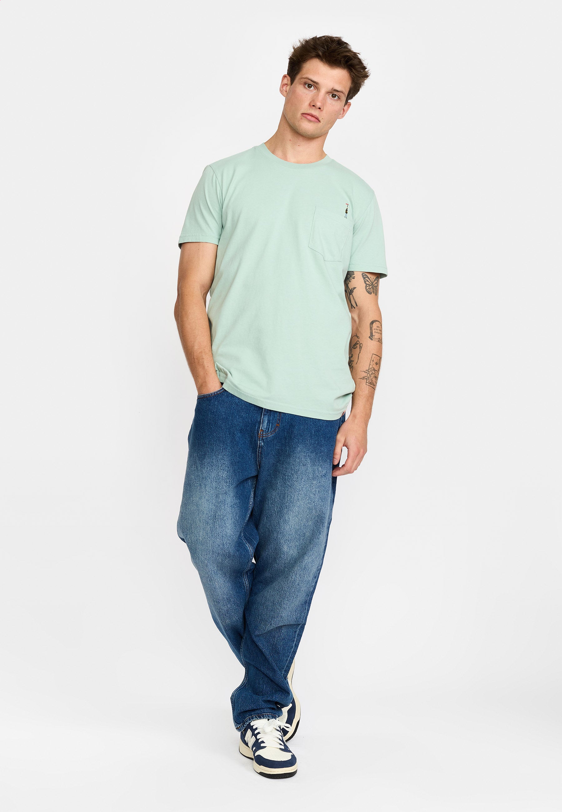 Revolution Printed T-shirt T-Shirts Turquoise