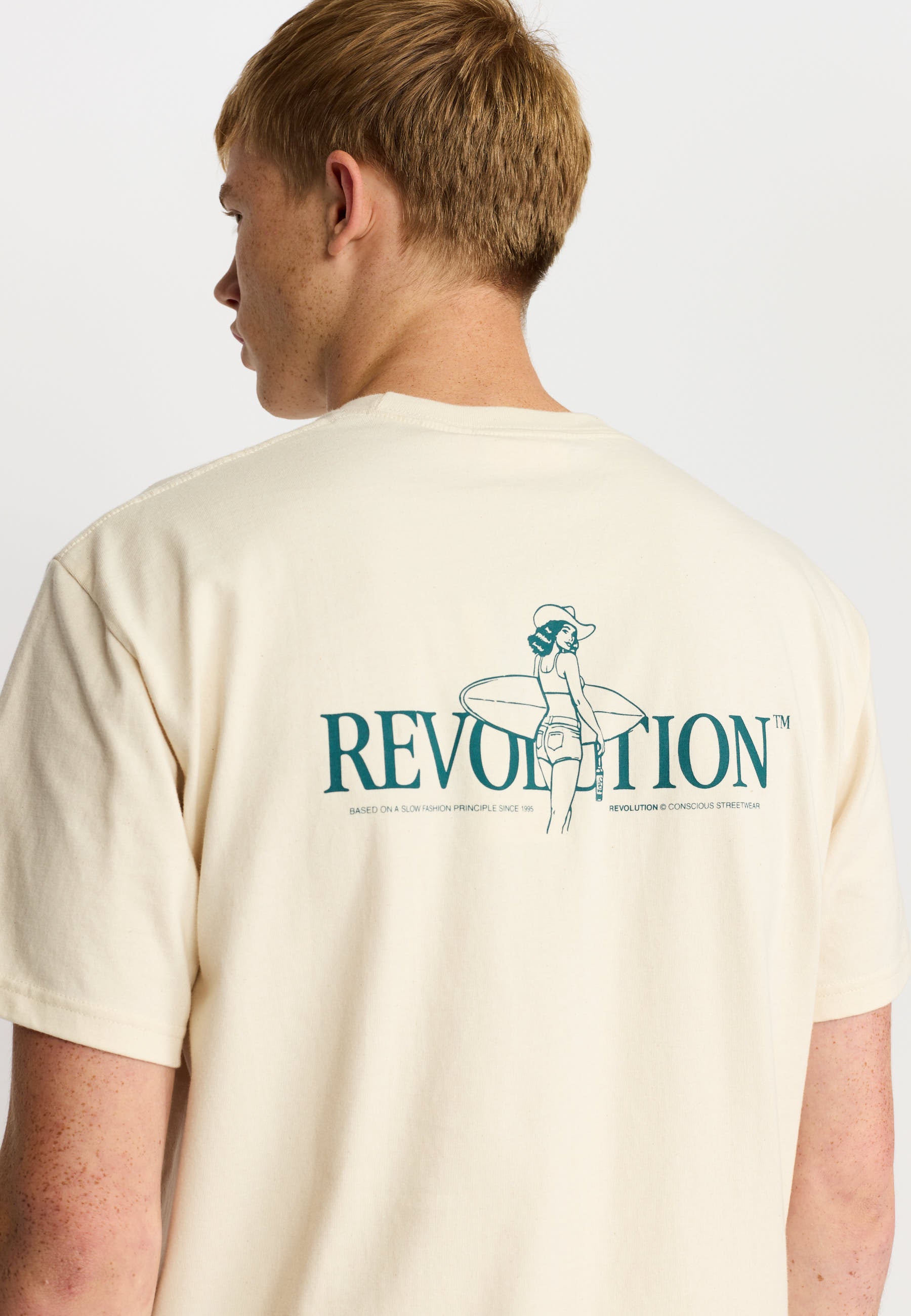 Revolution Printed T-shirt T-Shirts Offwhite