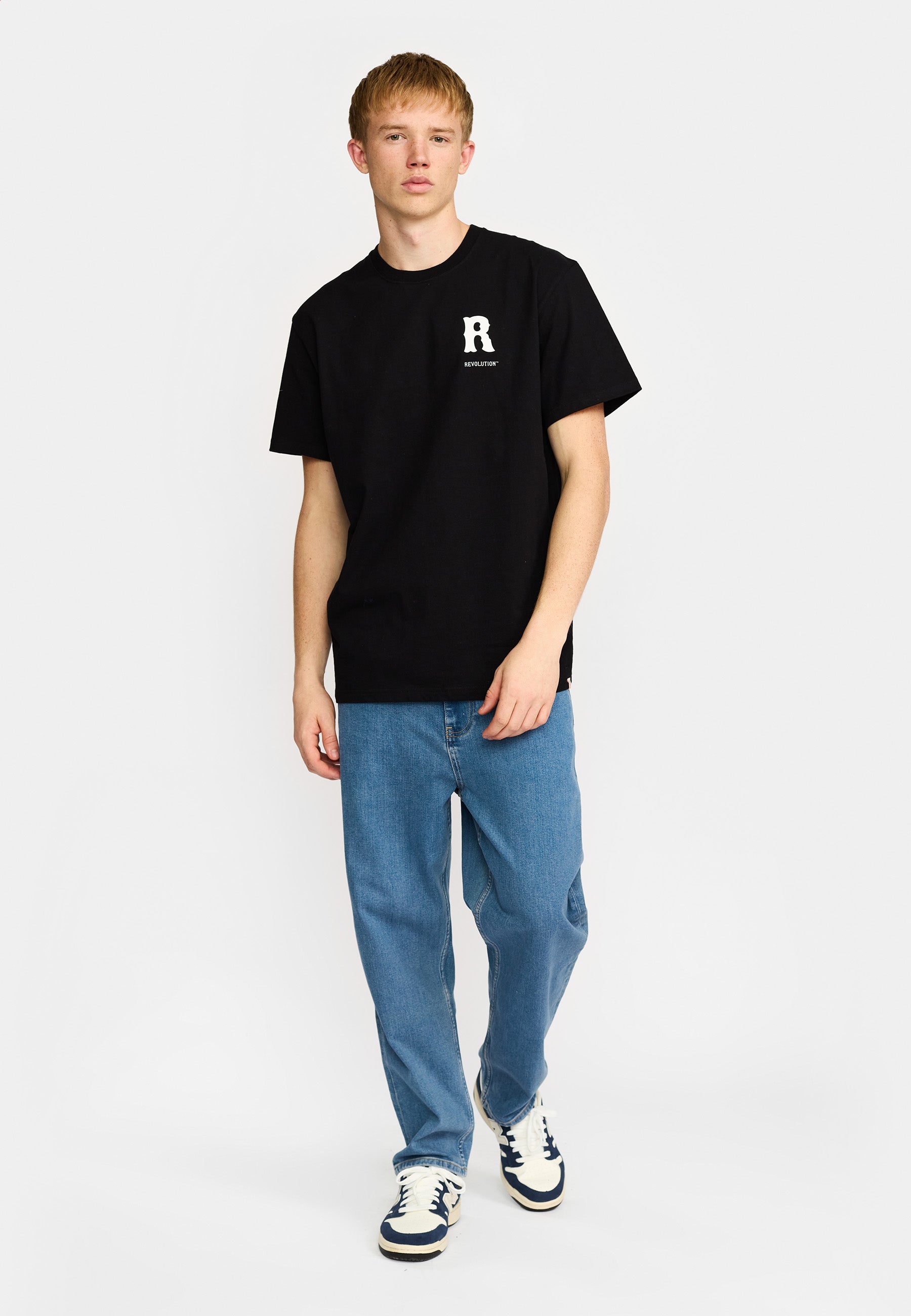 Revolution Printed T-shirt T-Shirts Black