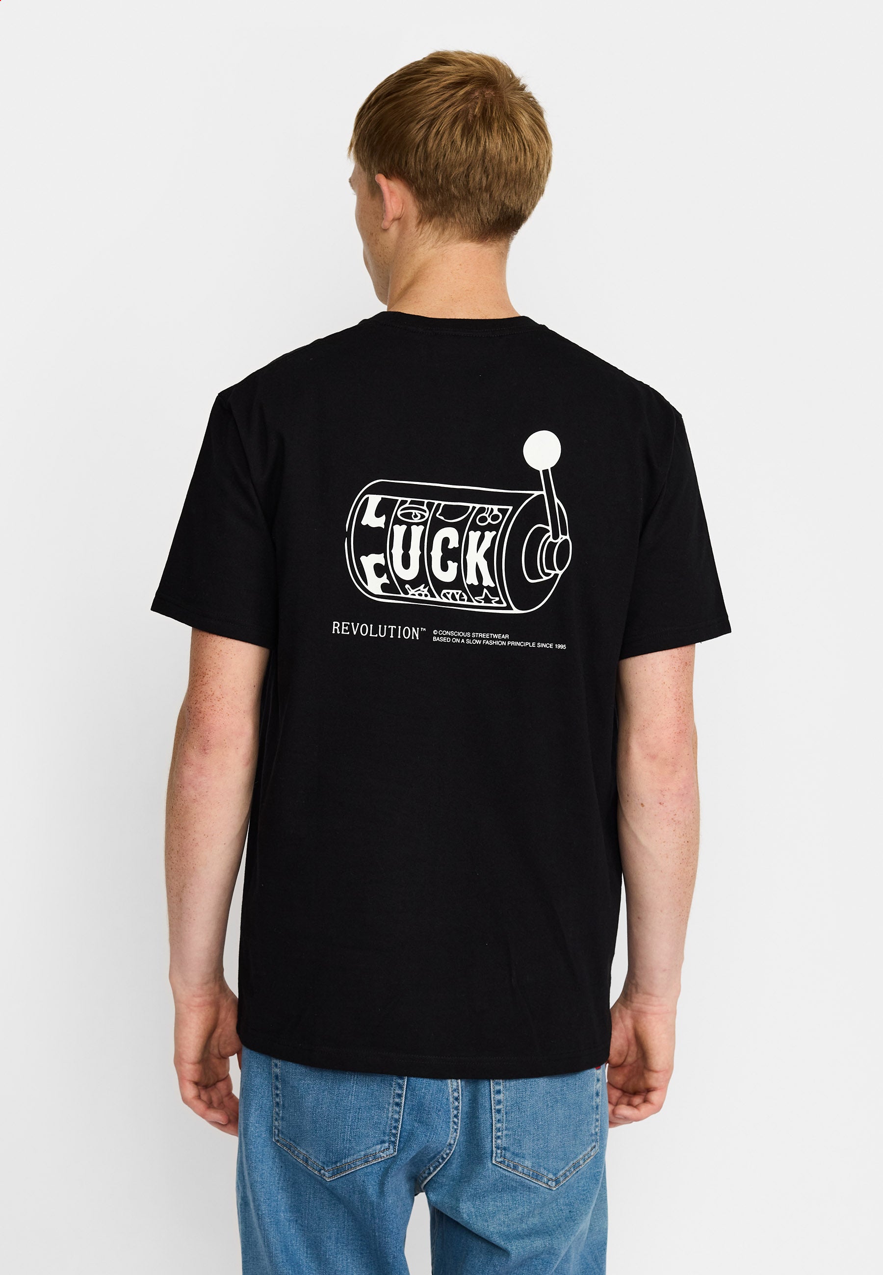 Revolution Printed T-shirt T-Shirts Black